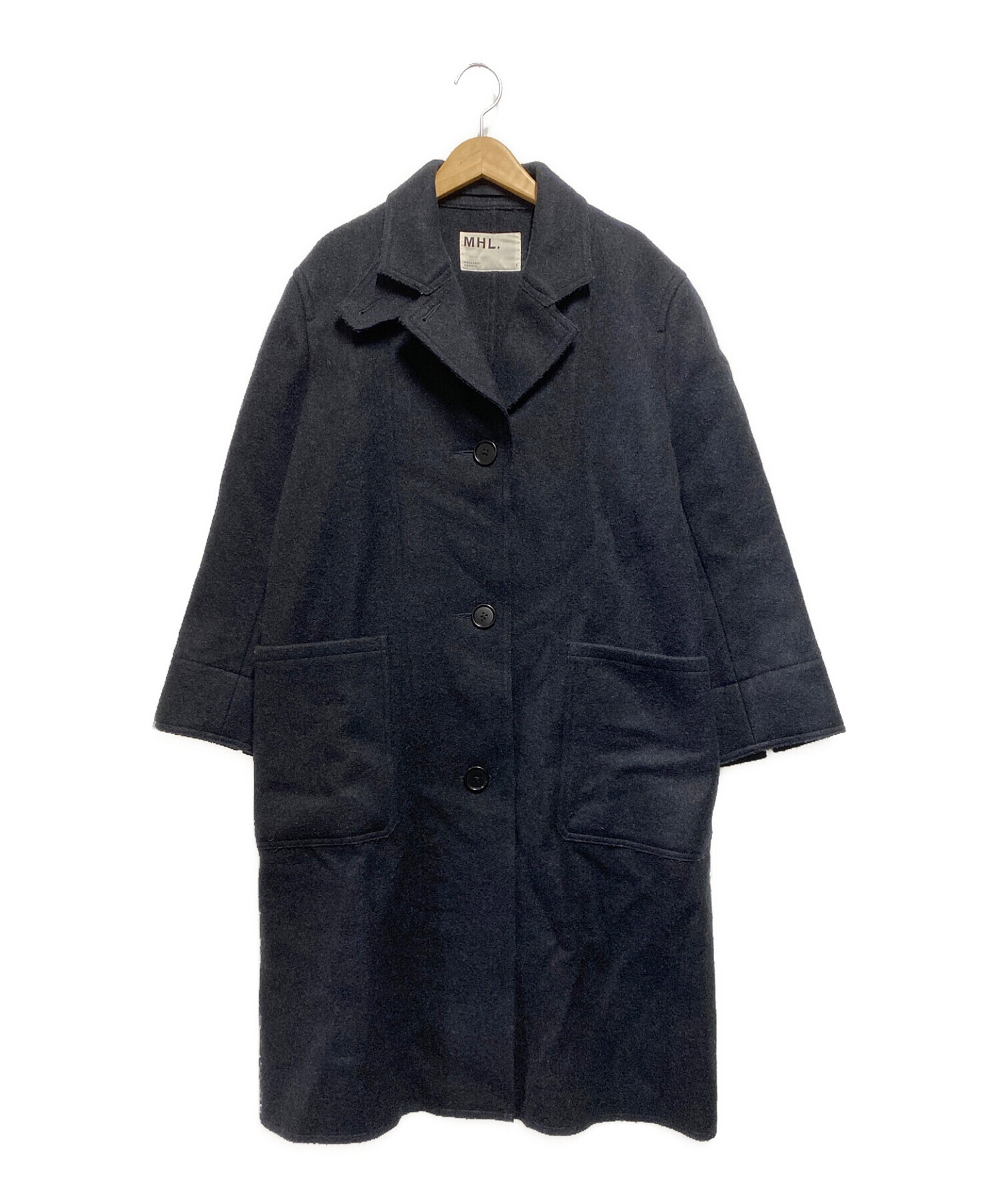 中古・古着通販】MHL (エムエイチエル) HEAVY WOOL MELTON ネイビー サイズ:Ⅰ｜ブランド・古着通販 トレファク公式【TREFAC  FASHION】スマホサイト