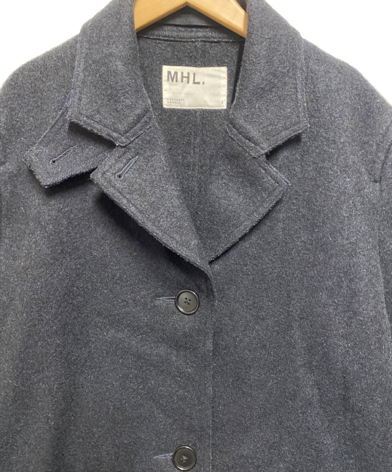 中古・古着通販】MHL (エムエイチエル) HEAVY WOOL MELTON ネイビー サイズ:Ⅰ｜ブランド・古着通販 トレファク公式【TREFAC  FASHION】スマホサイト