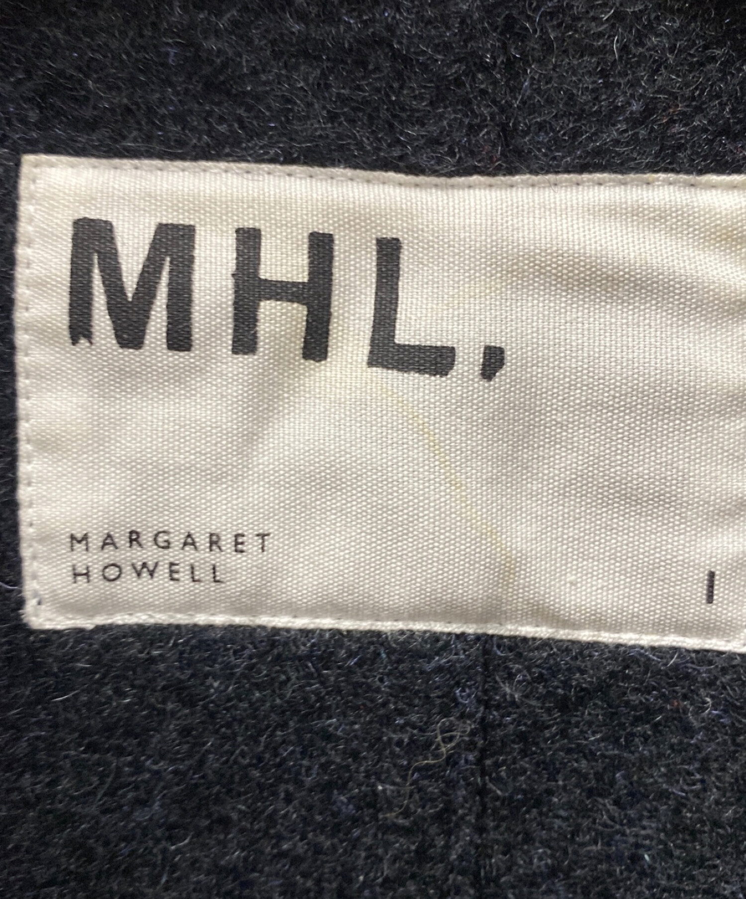 中古・古着通販】MHL (エムエイチエル) HEAVY WOOL MELTON ネイビー サイズ:Ⅰ｜ブランド・古着通販 トレファク公式【TREFAC  FASHION】スマホサイト