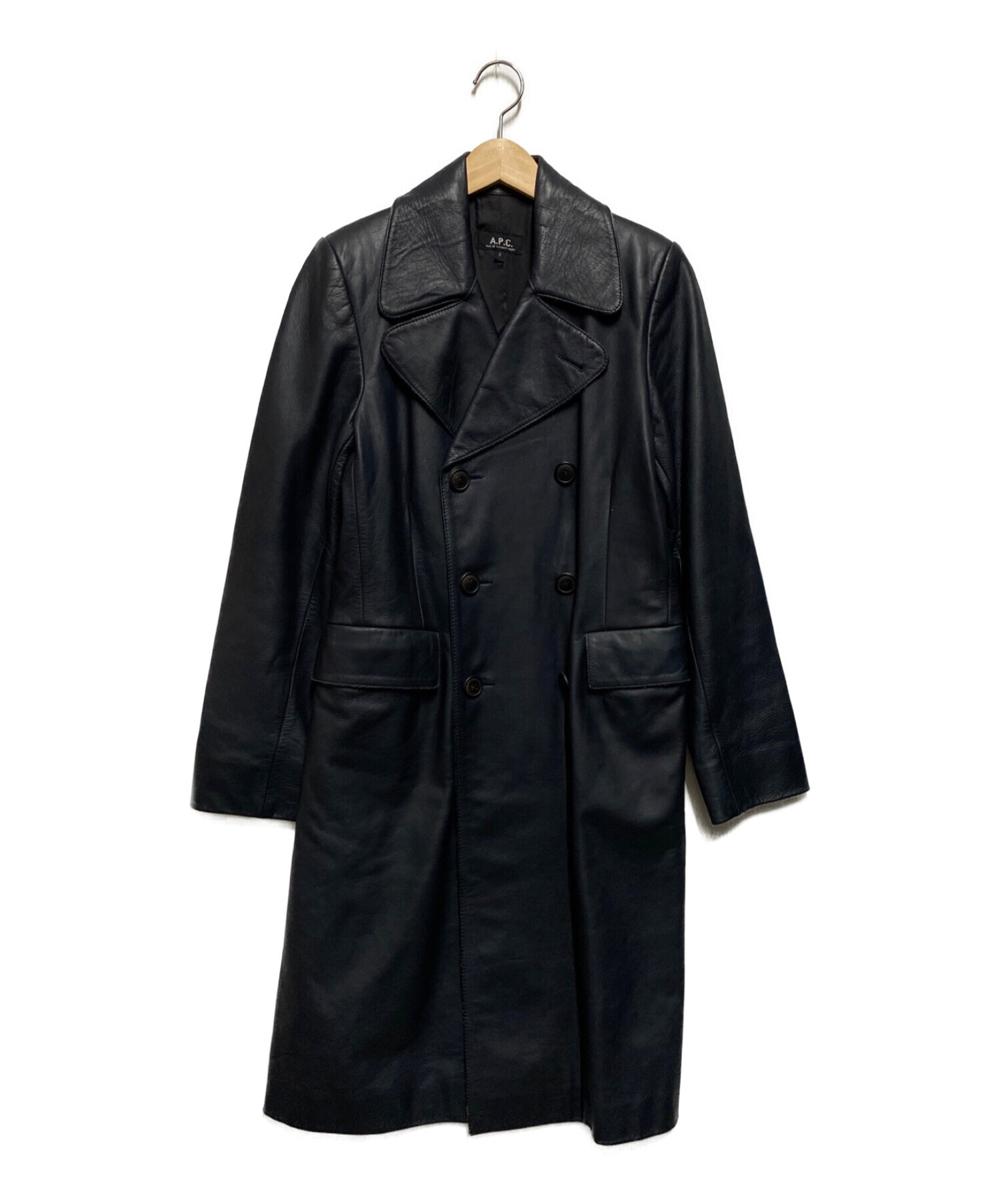 中古・古着通販】A.P.C. (アー・ペー・セー) レザートレンチコート