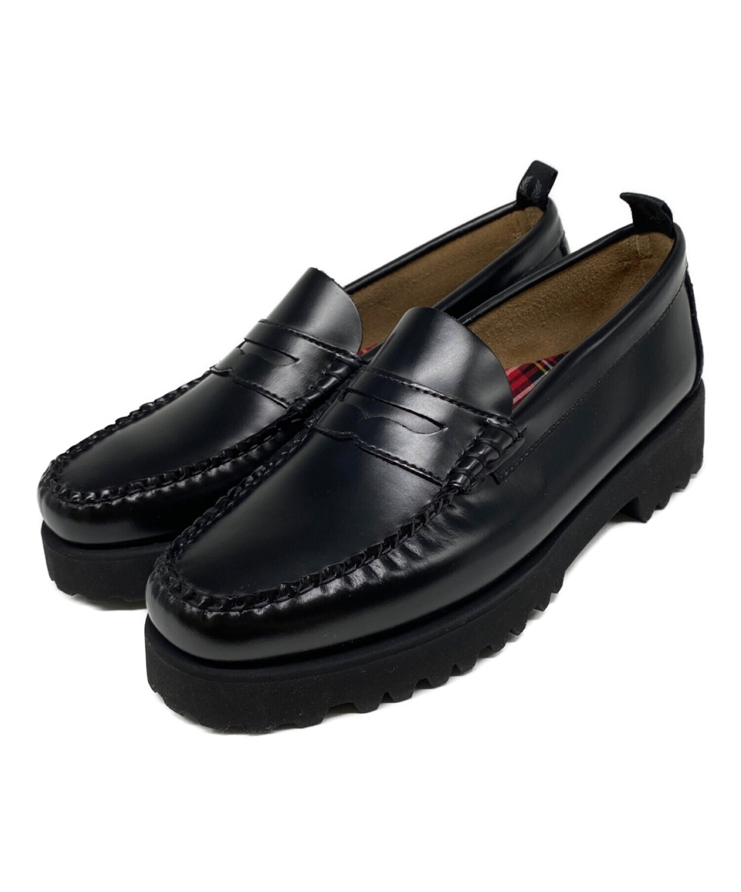 FRED PERRY (フレッドペリー) G.H.Bass Penny Loafer ブラック サイズ:6