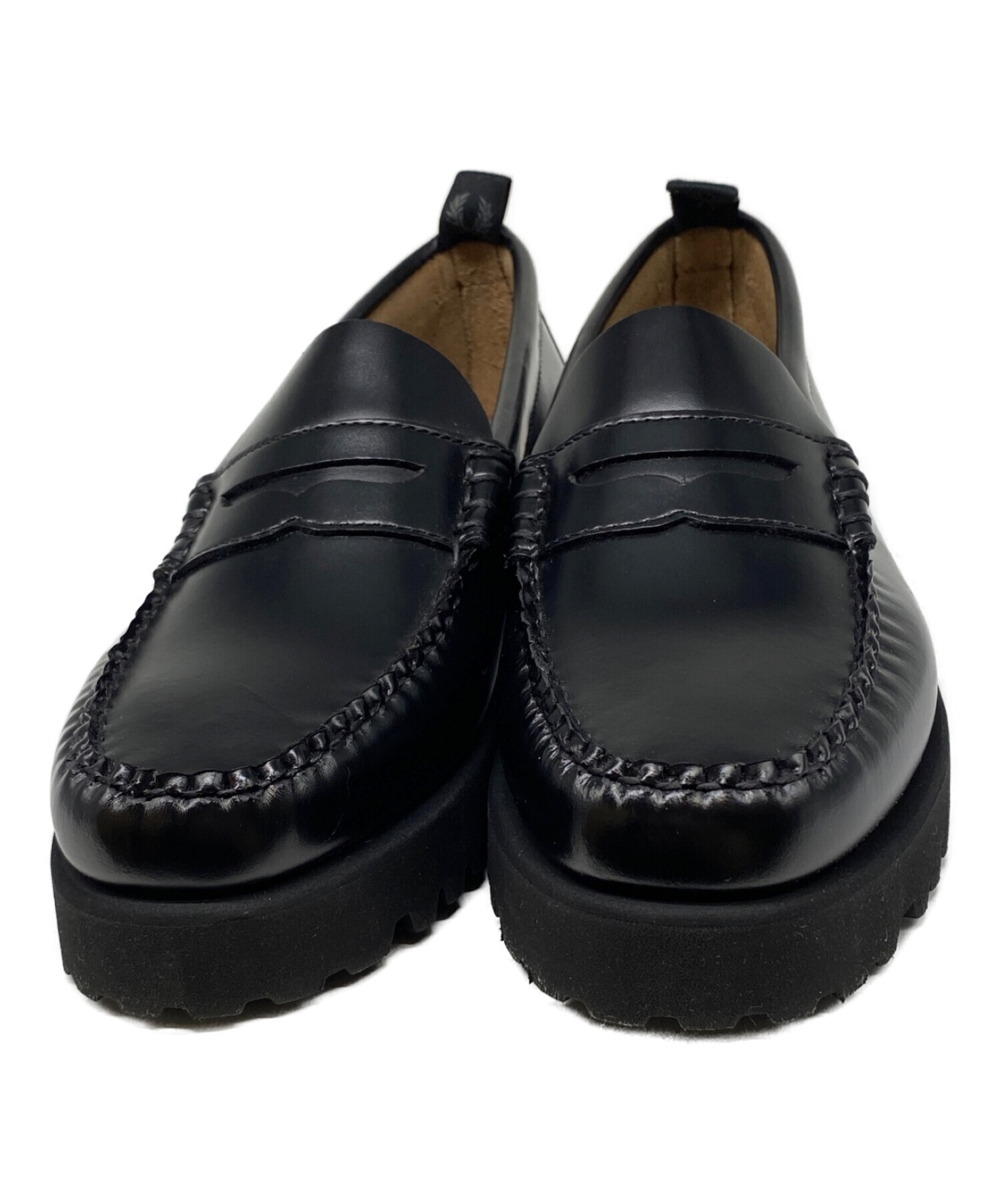 FRED PERRY (フレッドペリー) G.H.Bass Penny Loafer ブラック サイズ:6