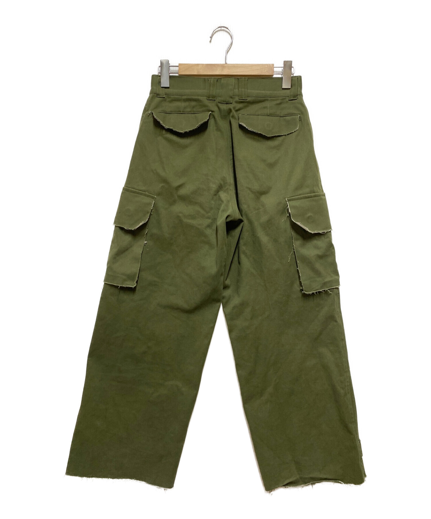 Soerte Wide straight military pants - ワークパンツ