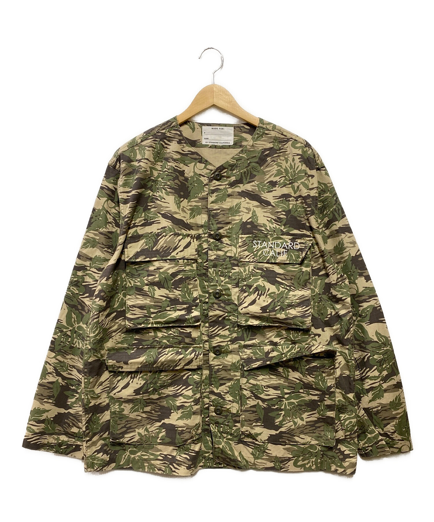 STANDARD CALIFORNIA (スタンダードカリフォルニア) No Collar BDU Jacket サイズ:XL