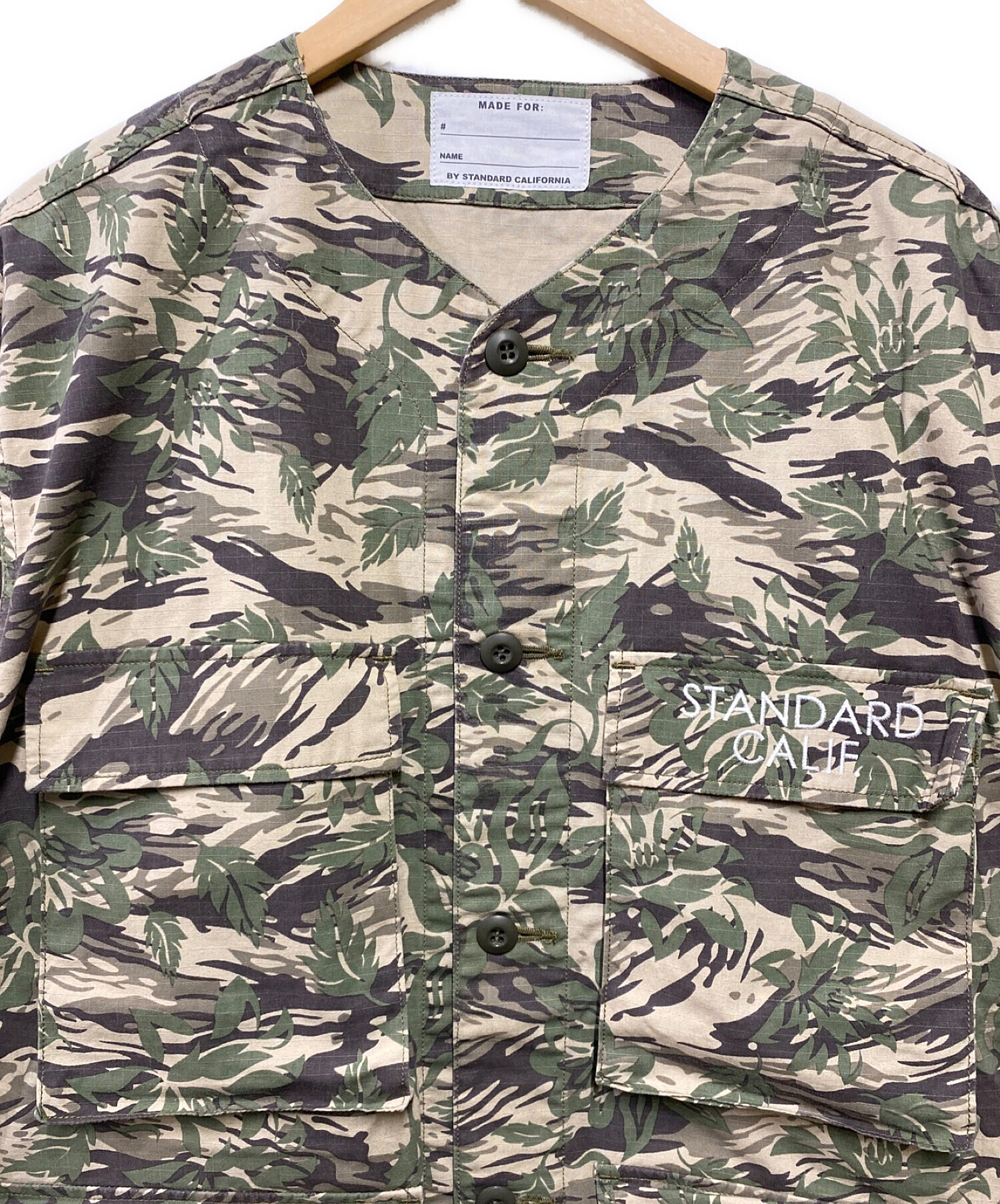 STANDARD CALIFORNIA (スタンダードカリフォルニア) No Collar BDU Jacket サイズ:XL