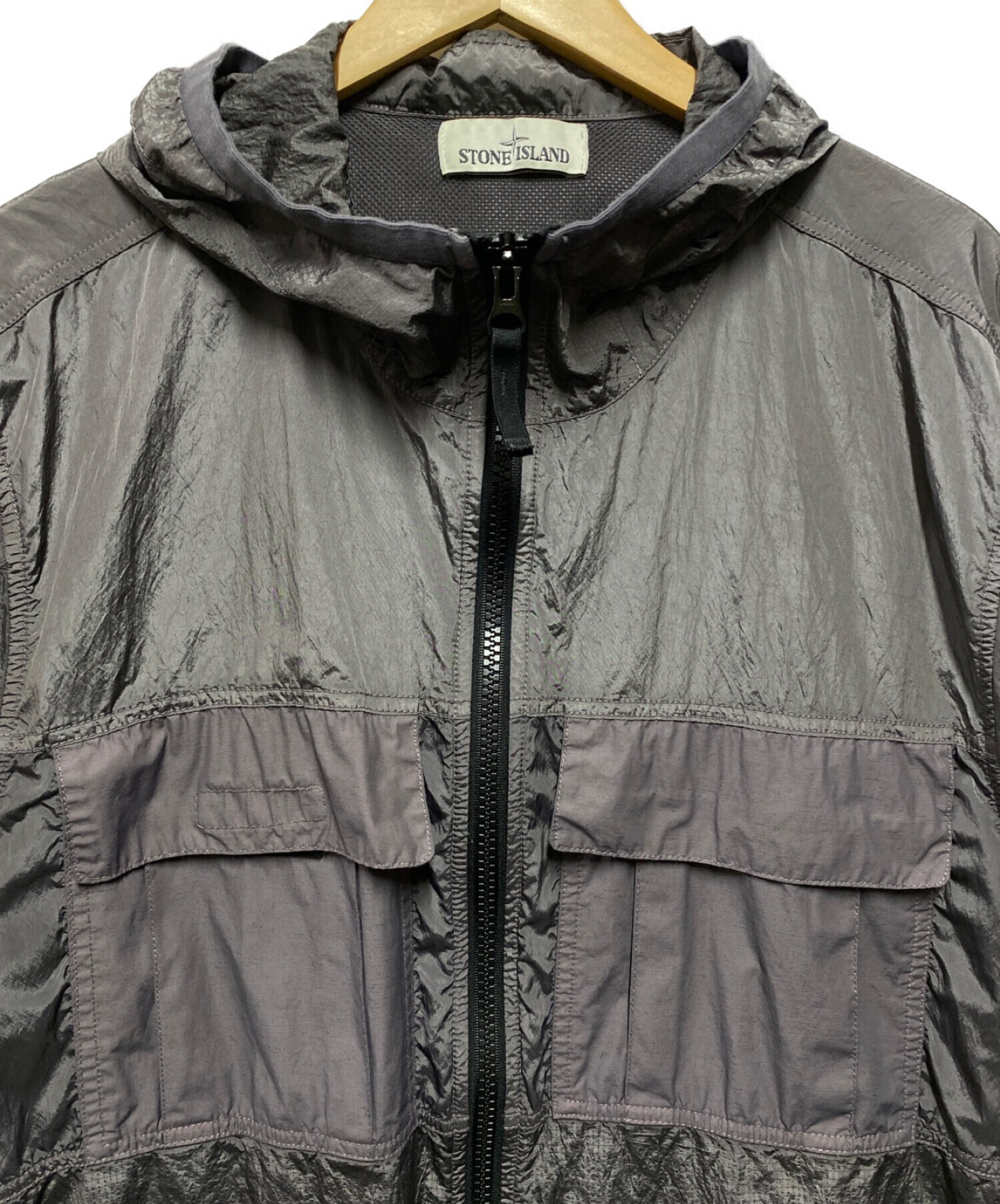 STONE ISLAND (ストーンアイランド) NYLON METAL WATRO RIPSTOP BLOUSON ブラック サイズ:XL