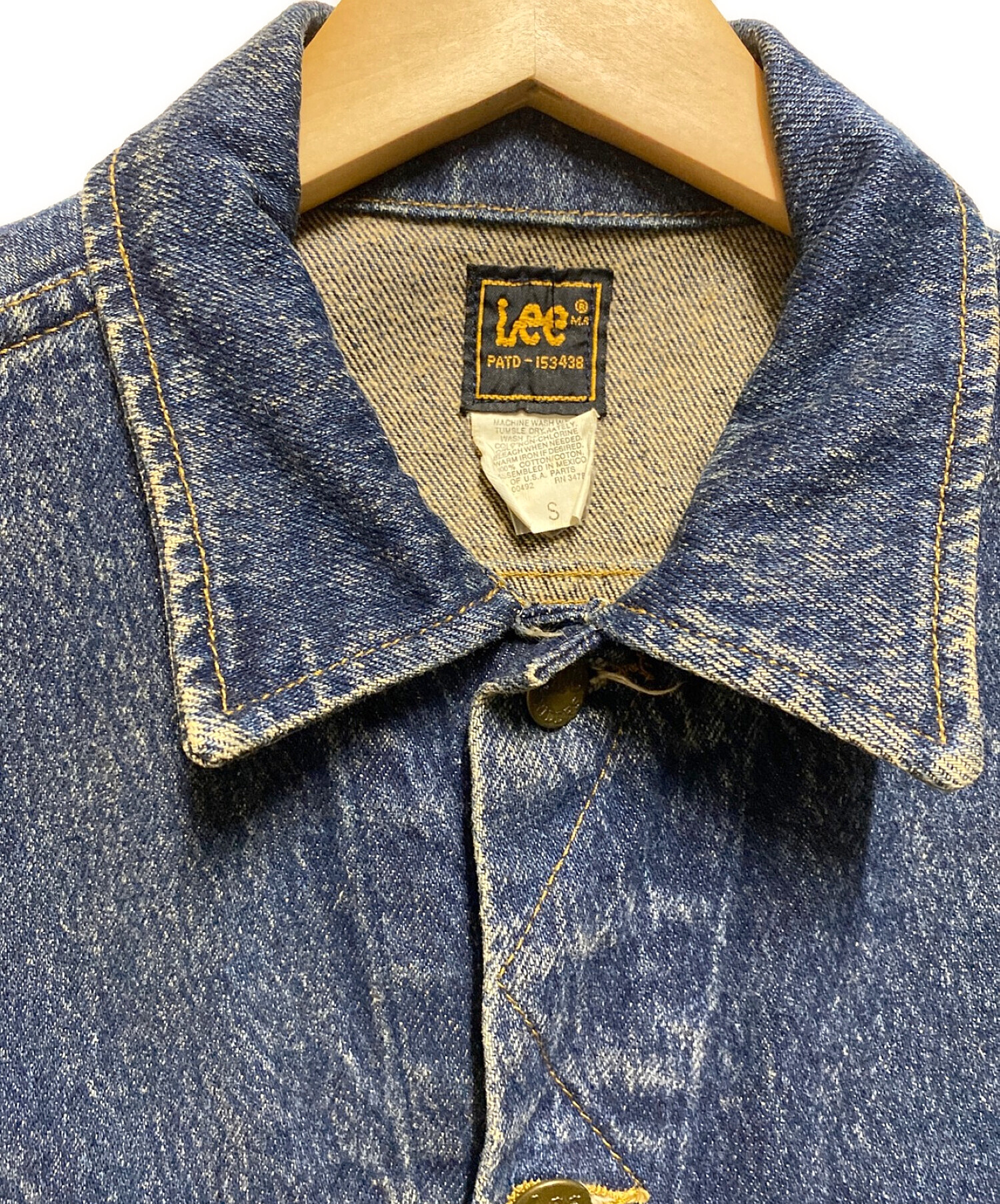 LEE (リー) 80’ｓフェラーリ刺繍デニムジャケット サイズ:S
