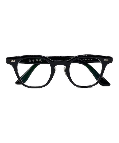 中古・古着通販】金子眼鏡 (カネコメガネ) 眼鏡 ブラック サイズ:45 