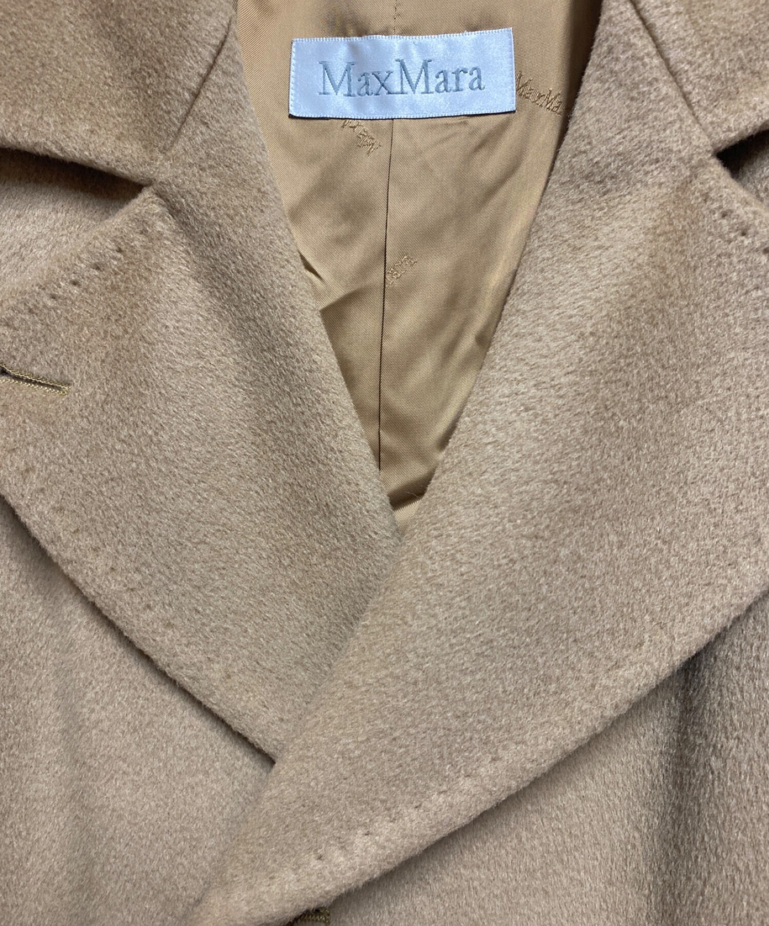 中古・古着通販】MaxMara (マックスマーラ) カシミヤ混ダブルコート