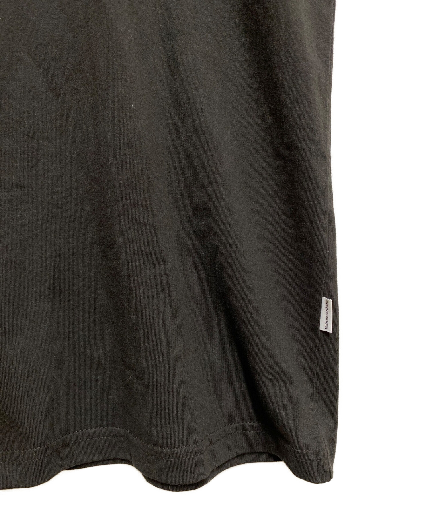 BlackEyePatch (ブラックアイパッチ) thisisneverthat (ディスイズネバーザット) コラボプリントTシャツ ブラック  サイズ:М 未使用品