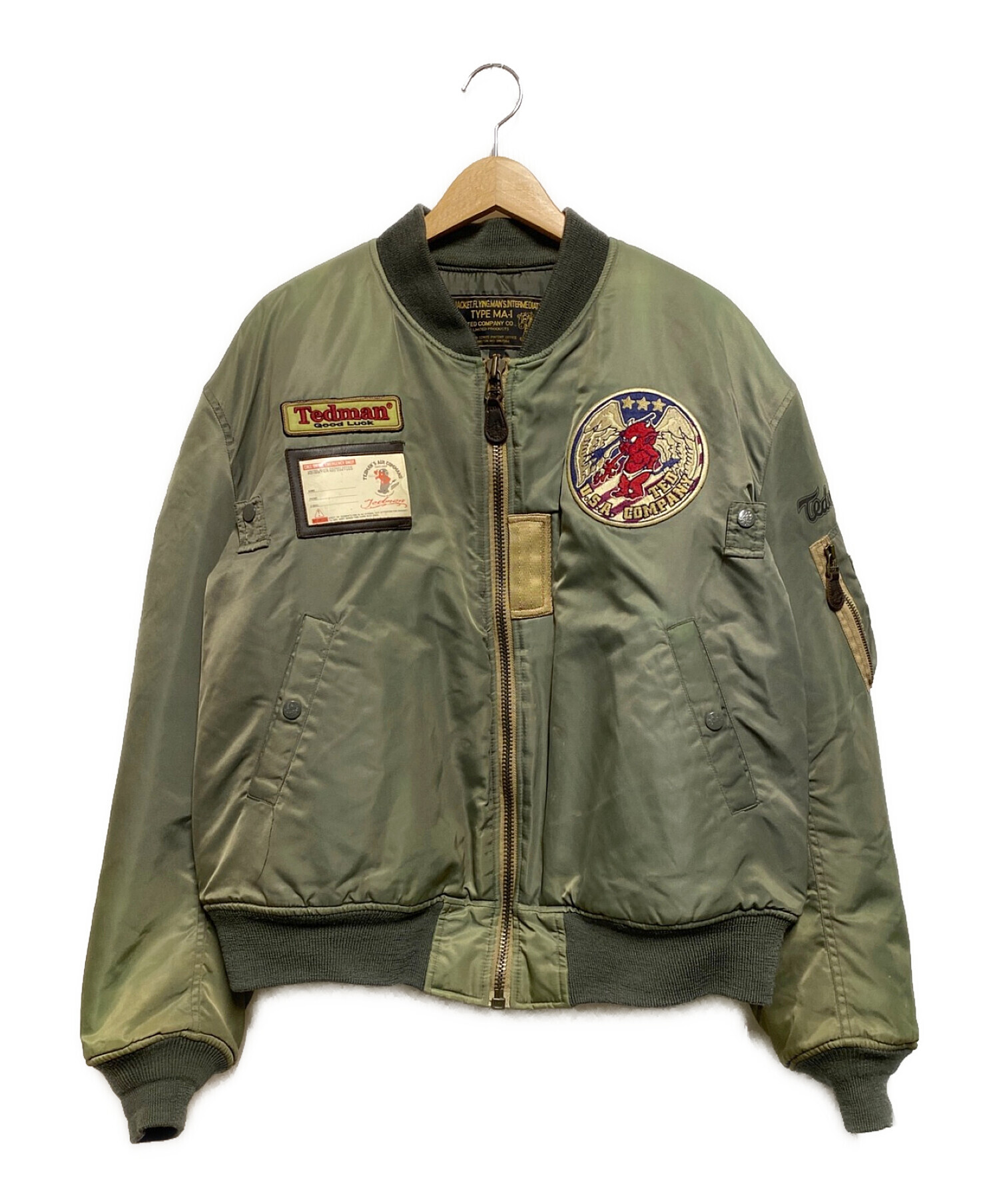 TED COMPANY (テッドカンパニー) MA-1ジャケット グリーン サイズ:42