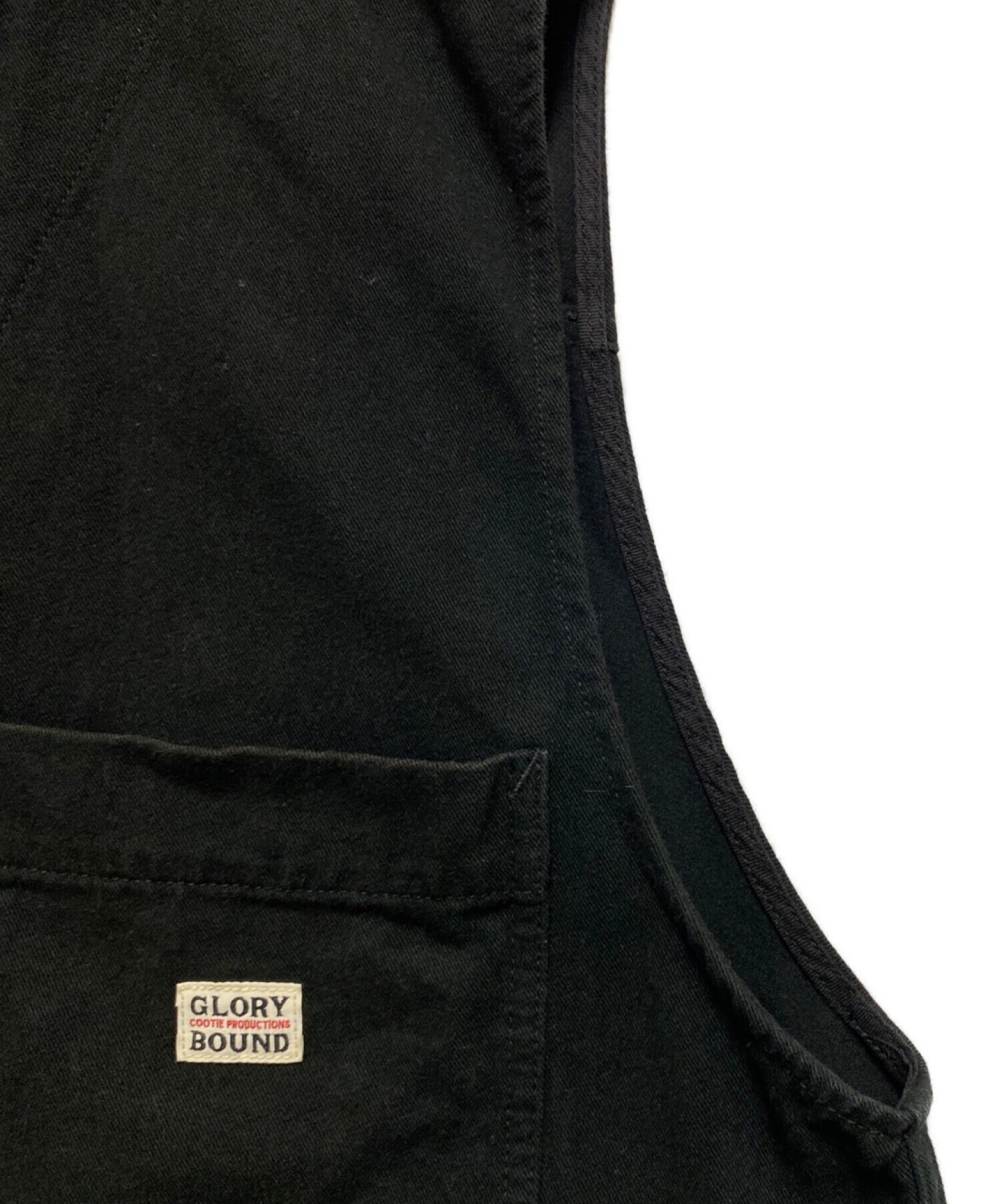 COOTIE PRODUCTIONS (クーティープロダクツ) Rough Twill Work Vest ブラック サイズ:М