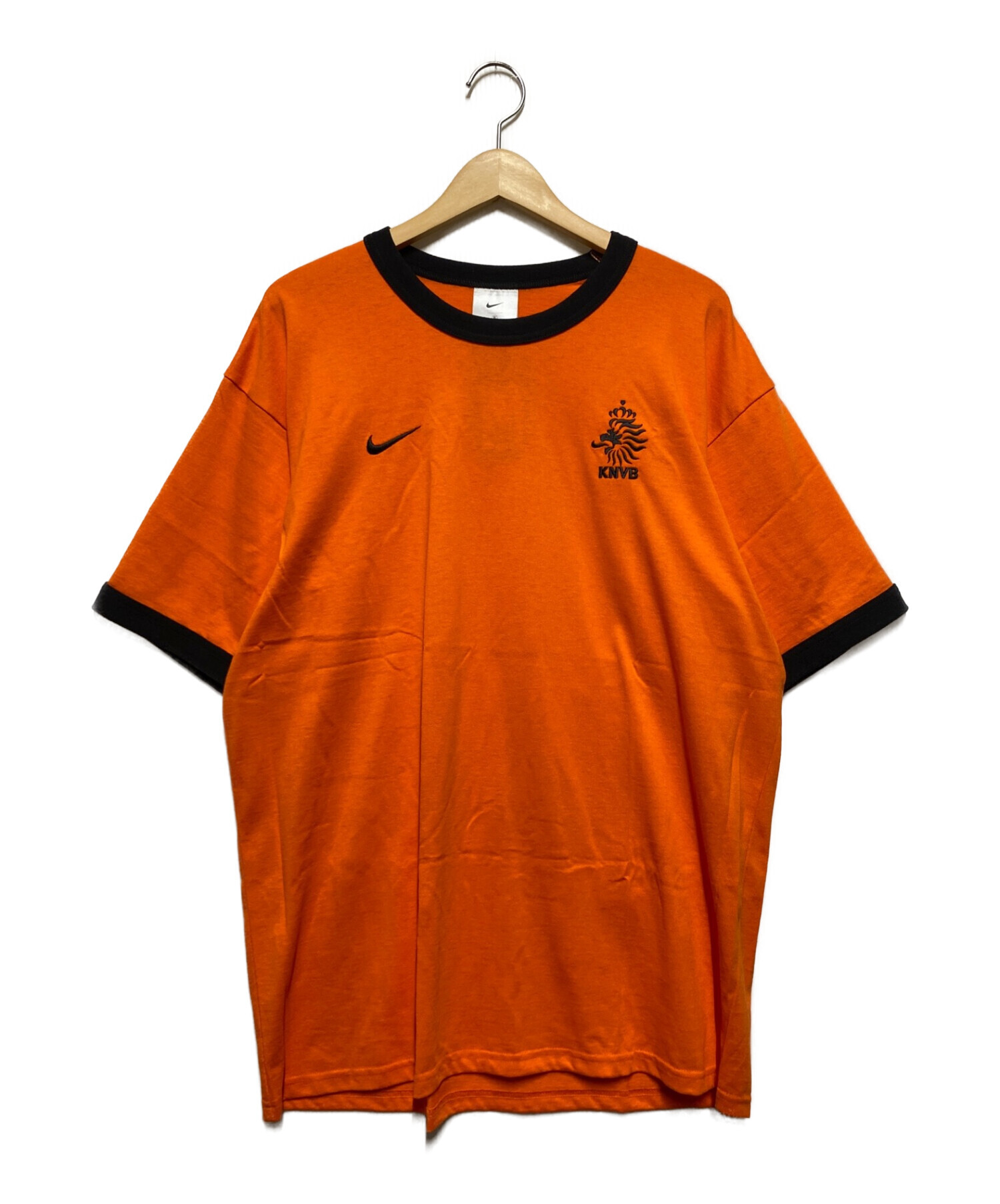 NIKE (ナイキ) ［古着］90’ｓリンガーTシャツ オレンジ サイズ:XL 未使用品