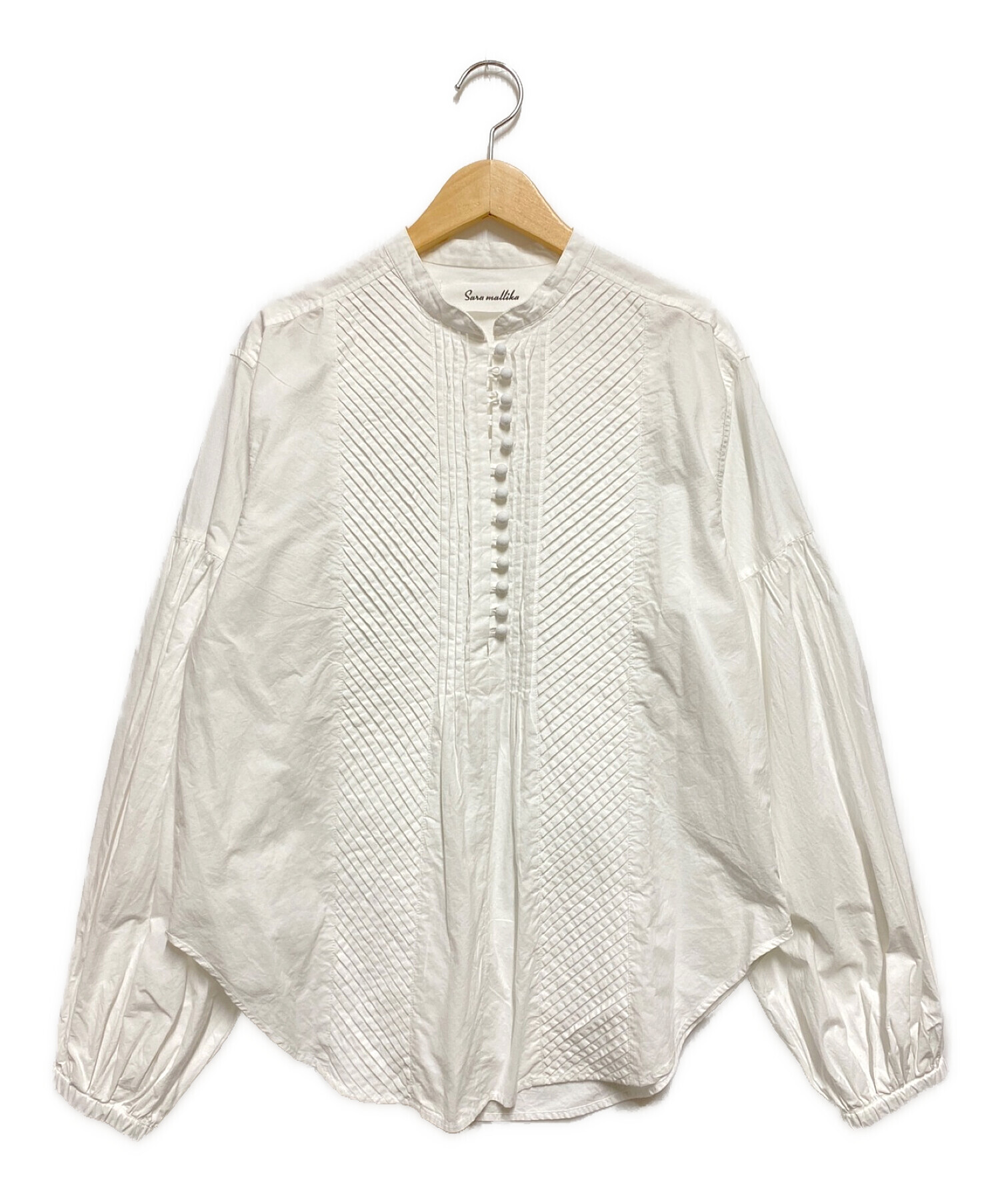 sara mallika (サラマリカ) カフタンプルオーバーシャツ ホワイト サイズ:表記なし