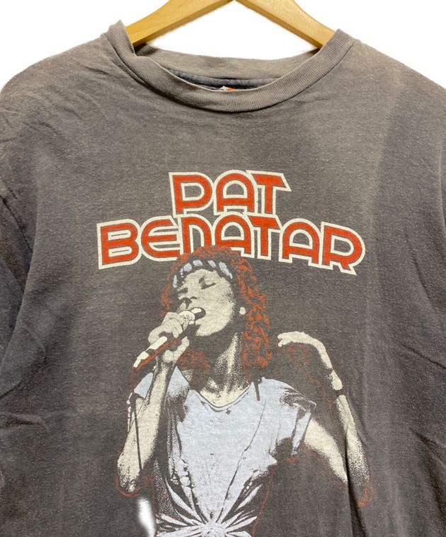バンドTシャツ (バンドTシャツ) ［古着］80's Pat Benatar バンドTシャツ グレー サイズ:L