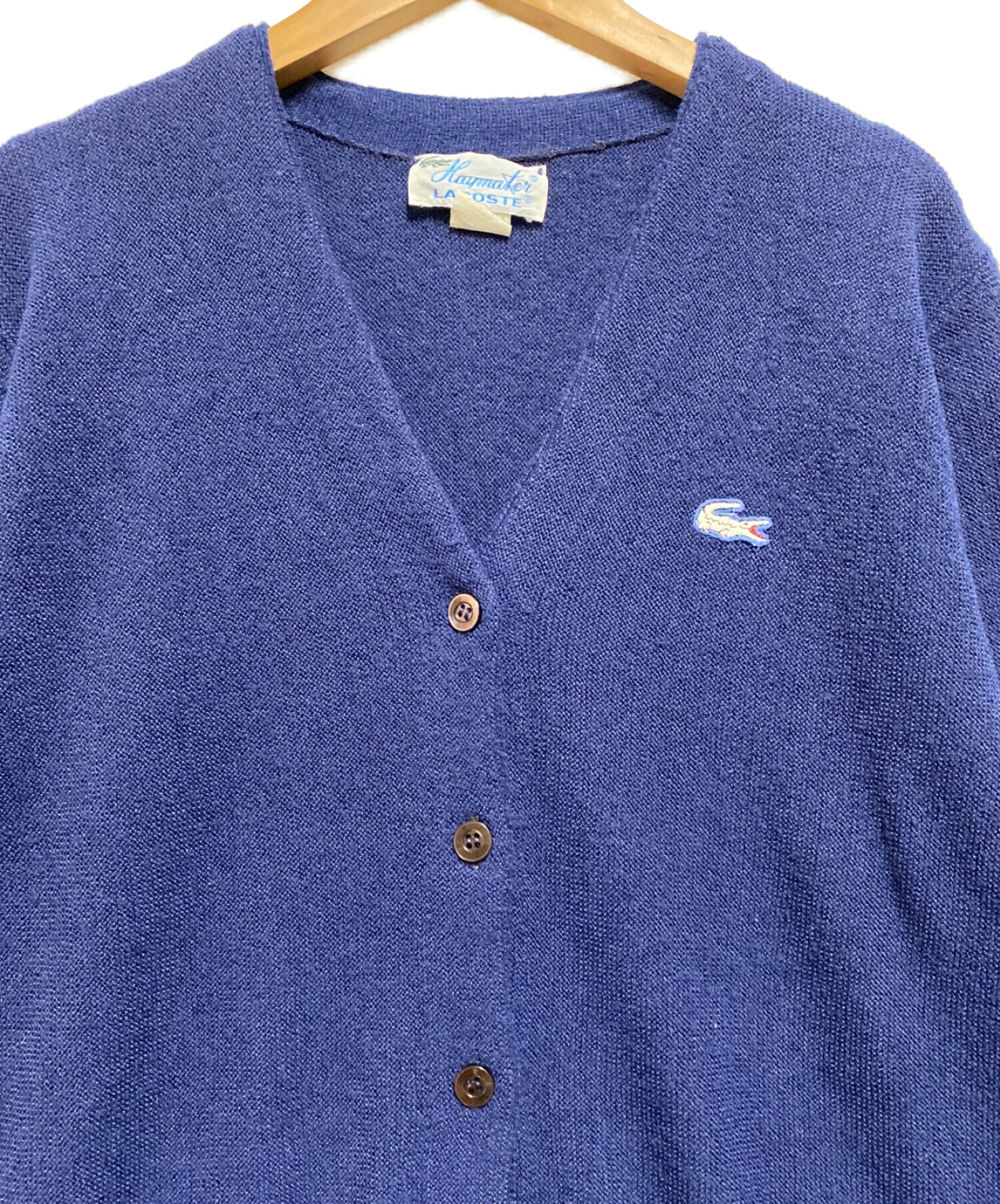 70S LACOSTE HAYMAKER カーディガン ネイビー Yahoo!フリマ（旧）-