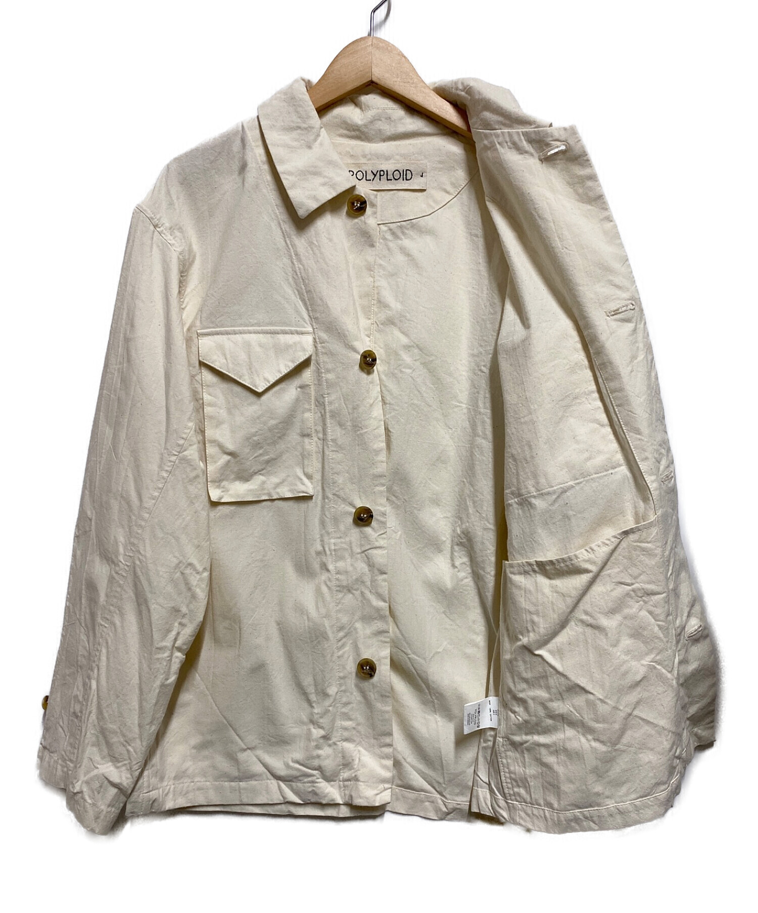 POLYPLOID (ポリプロイド) WORKWEAR JACKET A アイボリー サイズ:2