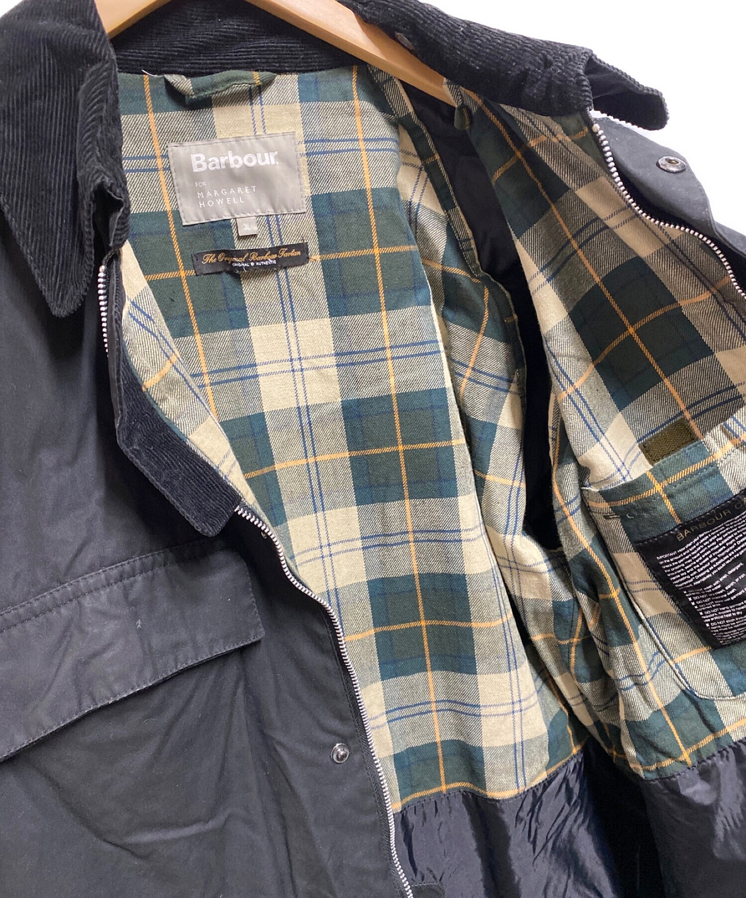 中古・古着通販】Barbour (バブアー) STANDEN BEDALE ブラック サイズ