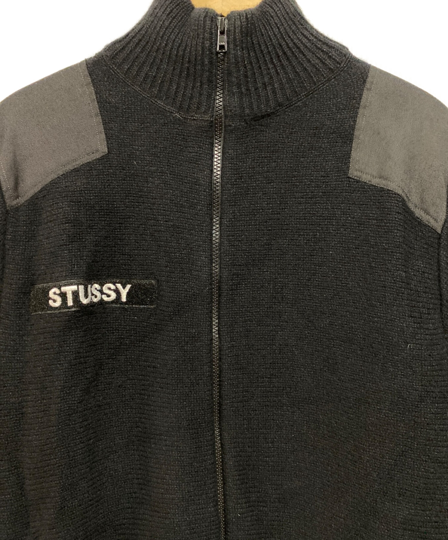 stussy (ステューシー) 00's ドライバーズニット ブラック サイズ:М