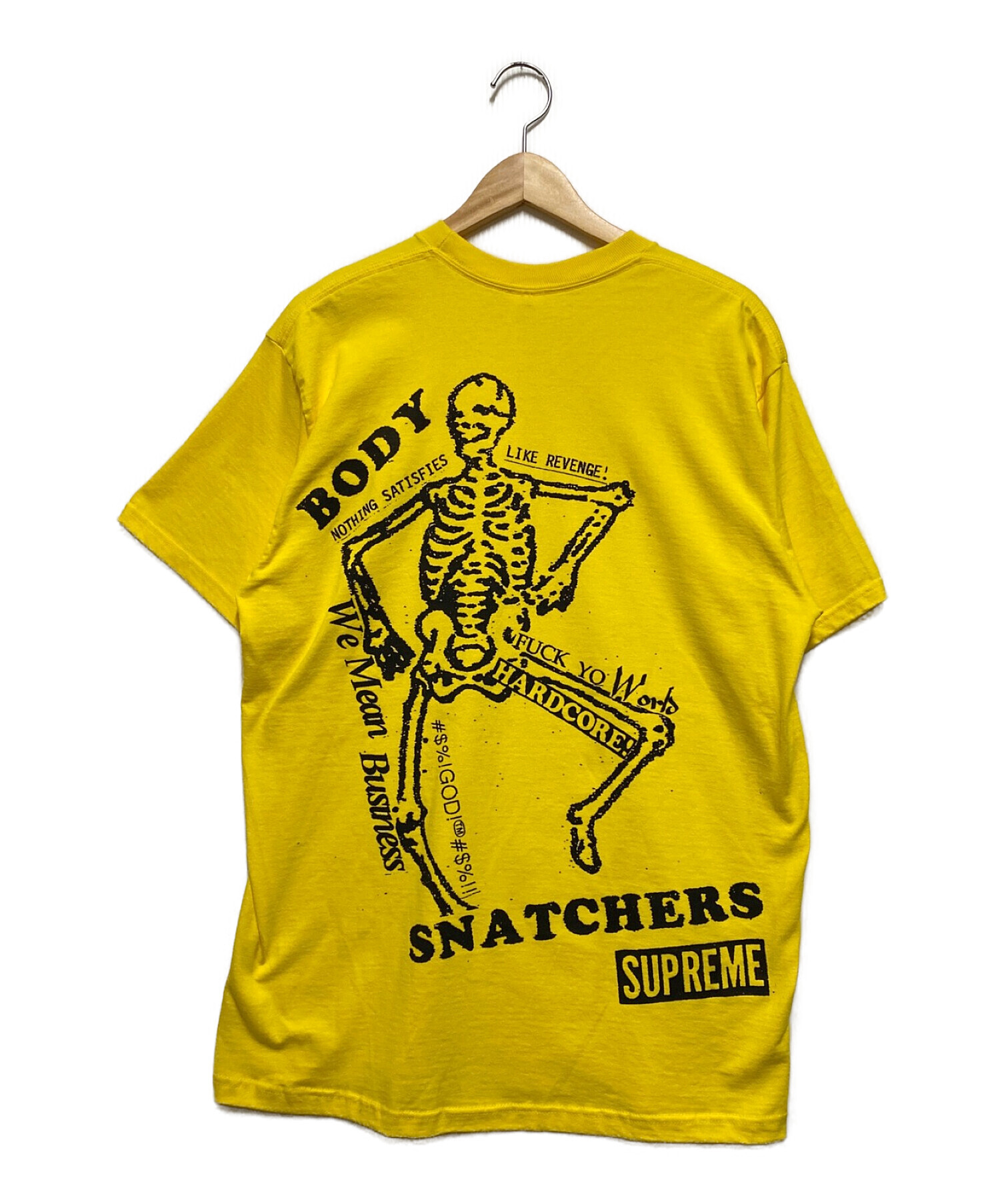 シュプリーム Body Snatchers Tee 黄色MTシャツ/カットソー(半袖