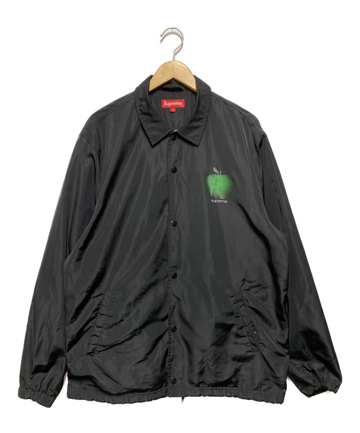 SUPREME (シュプリーム) Apple Coaches Jacket ブラック サイズ:L