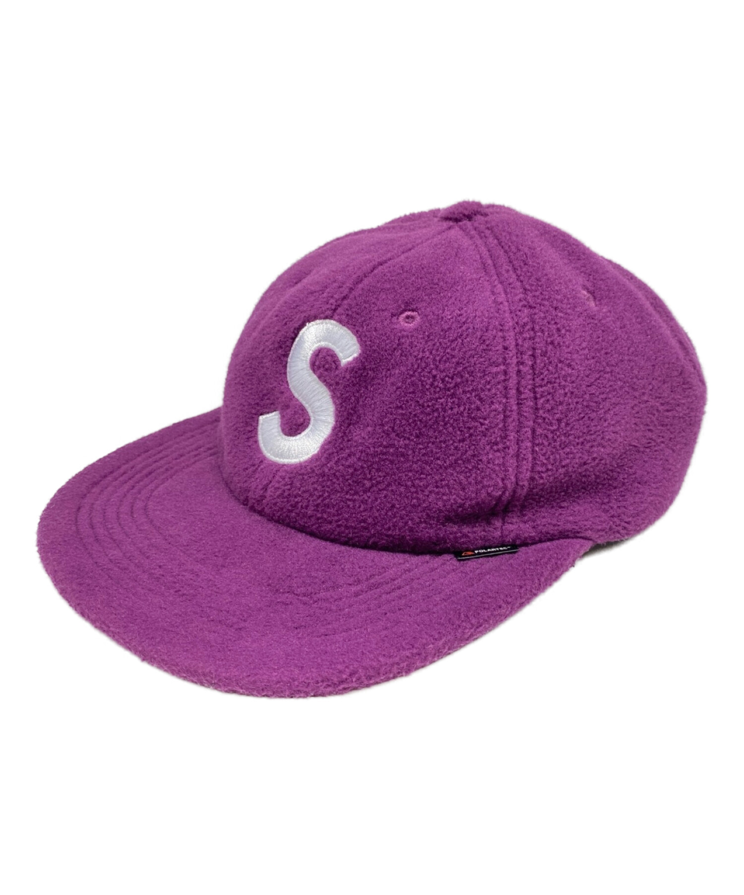 SUPREME (シュプリーム) Polartec S Logo 6-Panel Hat パープル