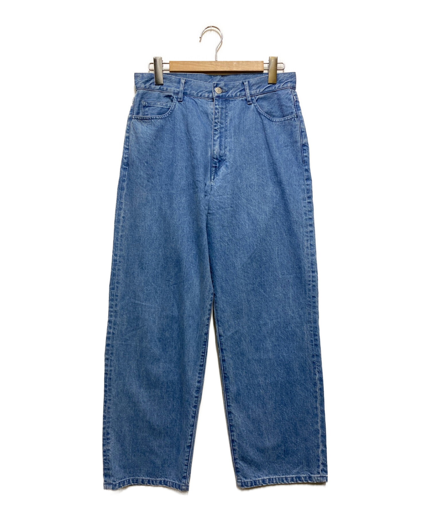 STEVEN ALAN (スティーブンアラン) 23SS 12oz DENIM 5P BAGGY TAPERED PANTS インディゴ サイズ:S