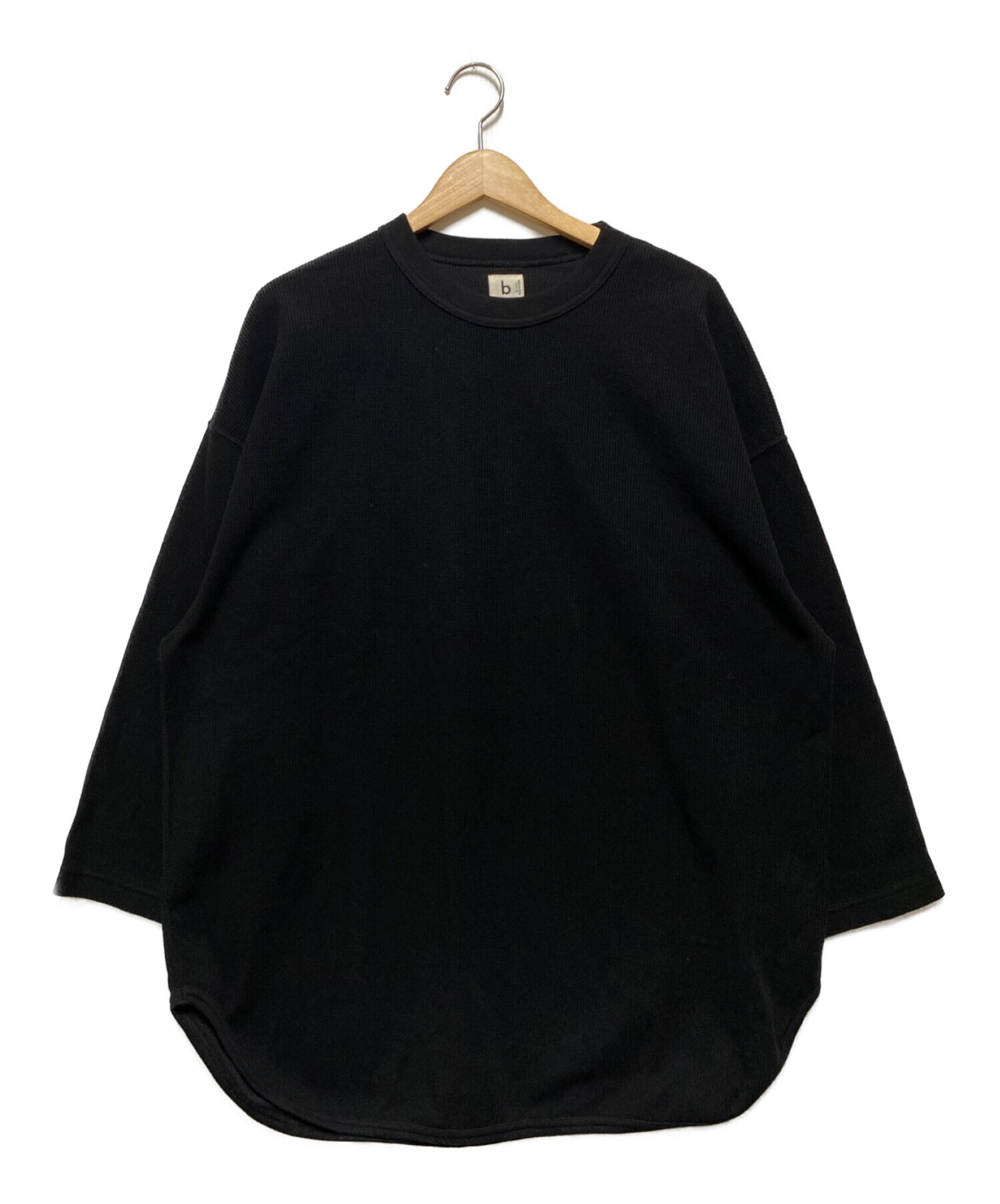 BLURHMS THERMAL BASEBALL TEE BLACK 23SS-