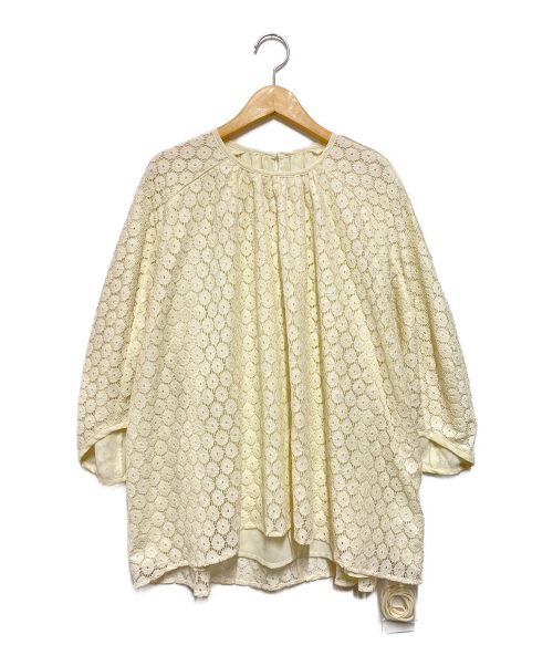 中古・古着通販】CLANE (クラネ) FLORETS LACE CURVE TOPS アイボリー