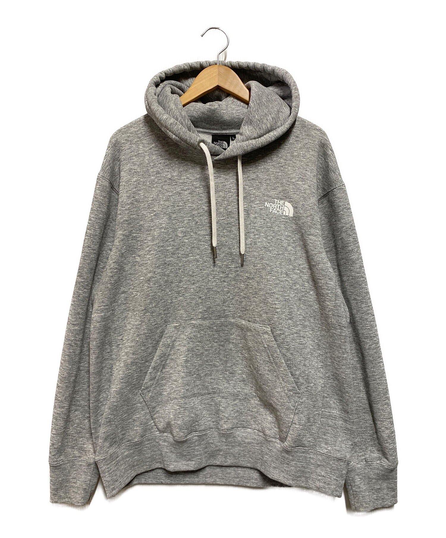 THE NORTH FACE (ザ ノース フェイス) Back Square Logo Hoodie グレー サイズ:L