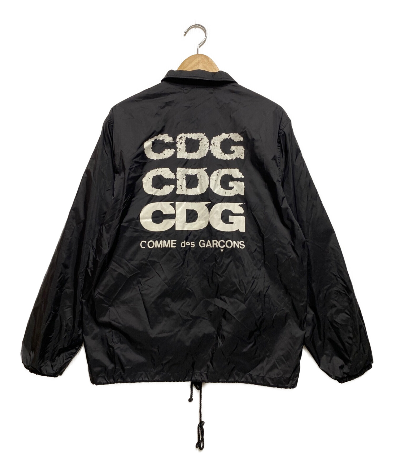 COMME des GARCONS (コムデギャルソン) CDG BACK LOGO COACH JACKET ブラック サイズ:S