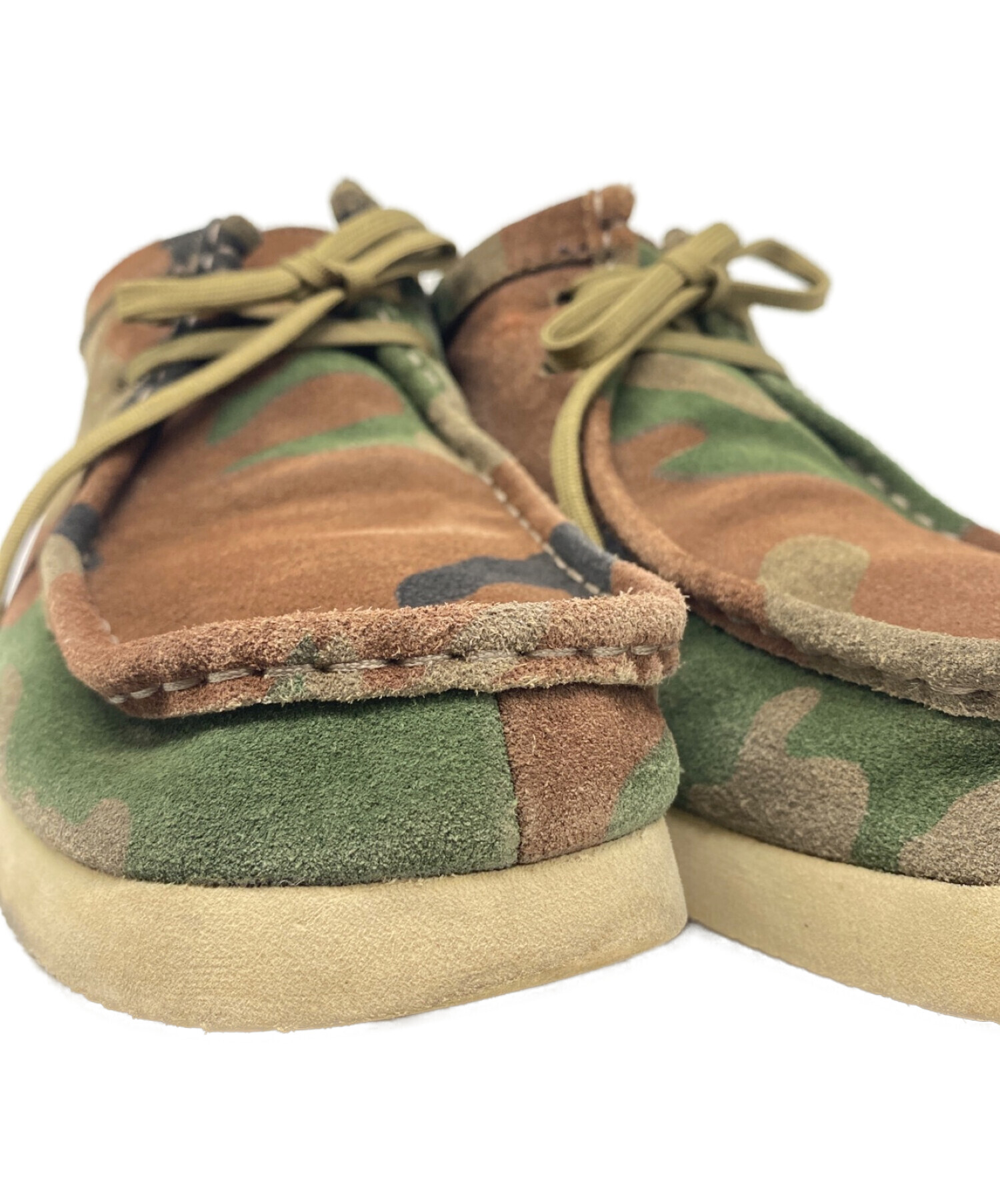 SUPREME (シュプリーム) CLARKS ORIGINAL (クラークスオリジナルズ) Woodland Camo Wallabee Boots  サイズ:UK8 1/2