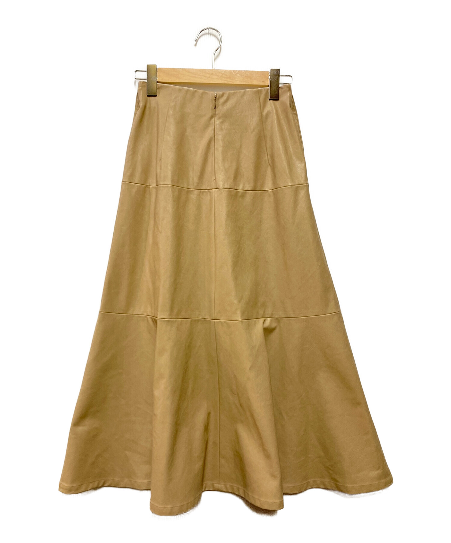 RHC Ron Herman (アールエイチシーロンハーマン) Eco Leather Skirt ベージュ サイズ:S