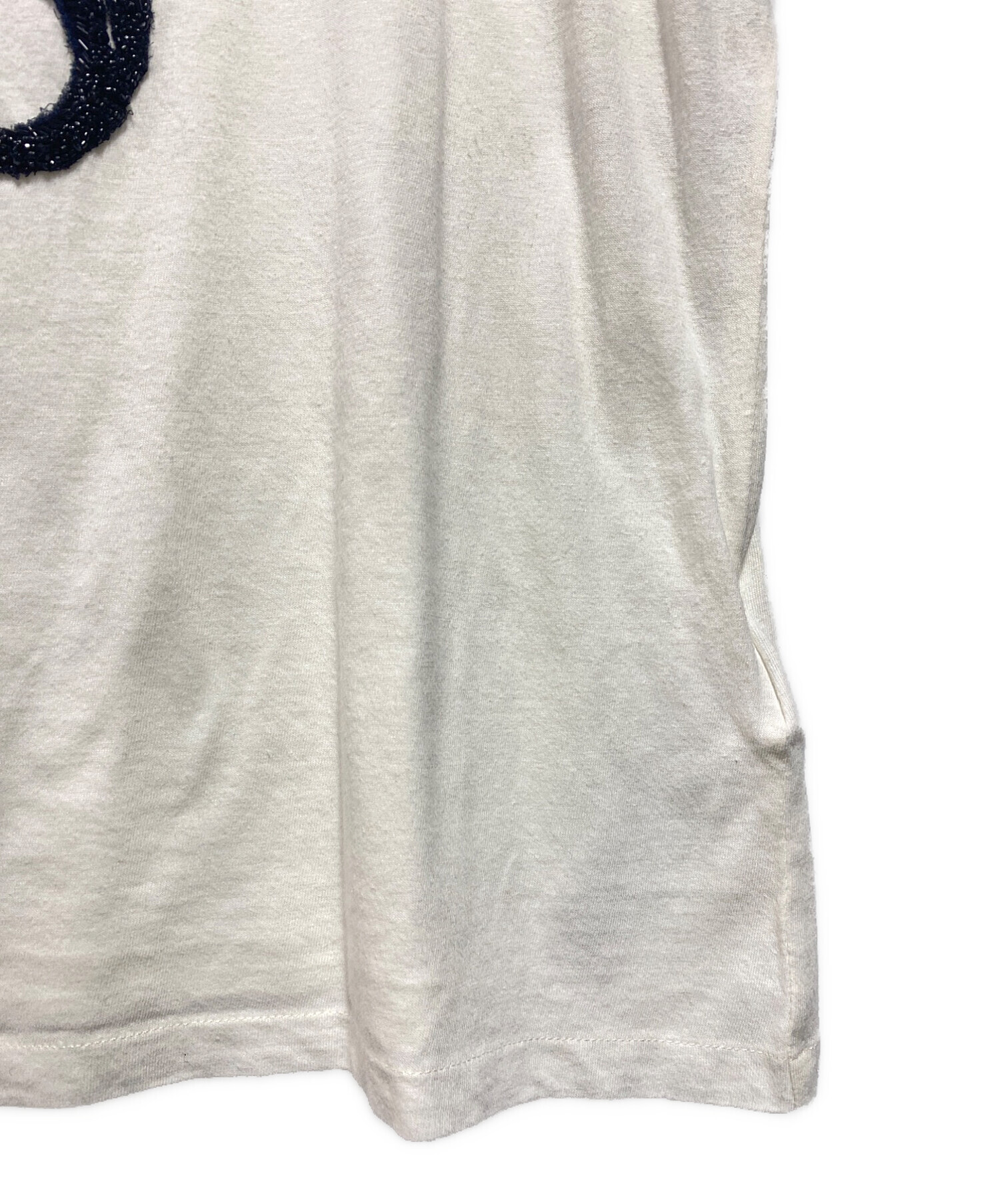 Christian Dior (クリスチャン ディオール) ビジューTシャツ ホワイト サイズ:XS