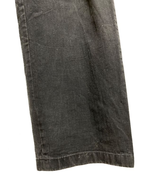 中古・古着通販】Noah (ノア) Double-Pleat Herringbone Pant ブラック