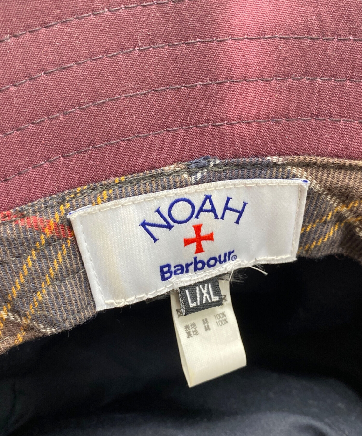 Noah (ノア) Barbour (バブアー) ハット サイズ:L/XL