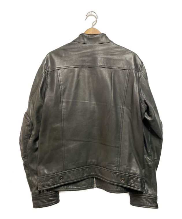 中古・古着通販】G-STAR RAW (ジースターロゥ) ラムレザーシングルライダースジャケット ブラック サイズ:М｜ブランド・古着通販  トレファク公式【TREFAC FASHION】スマホサイト