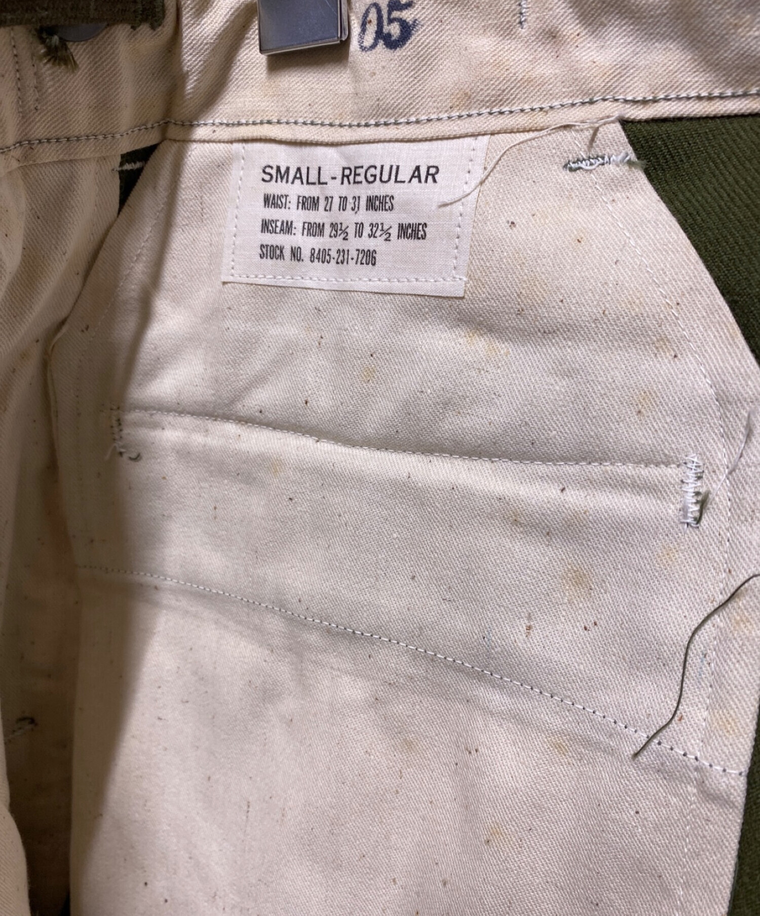 中古・古着通販】US ARMY (ユーエス アーミー) ［古着］60's TROUSERS