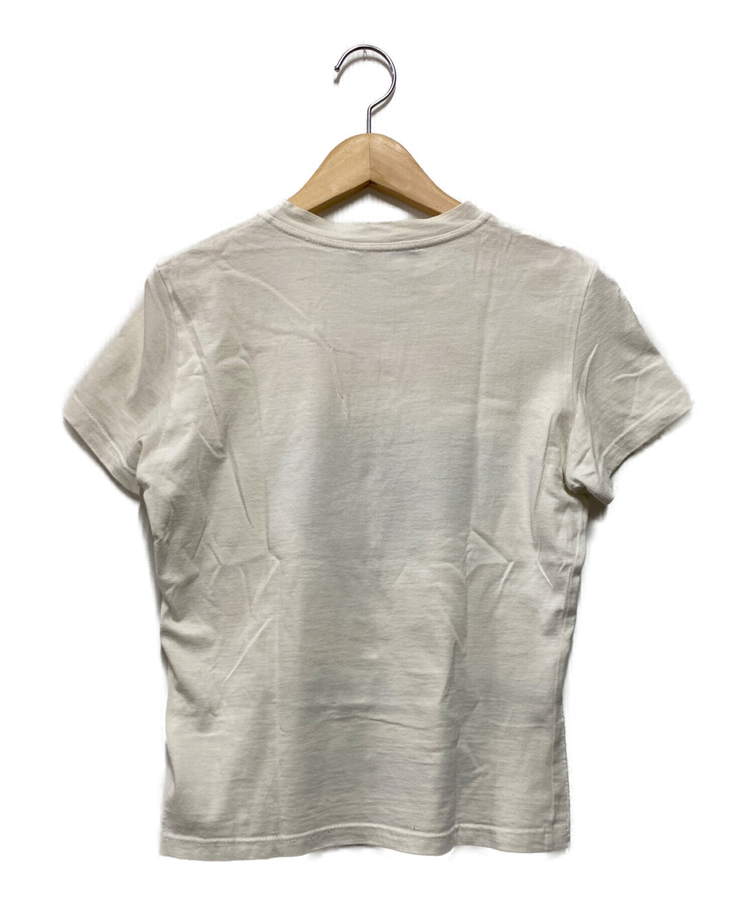 Christian Dior (クリスチャン ディオール) スローガンプリントTシャツ ホワイト サイズ:40