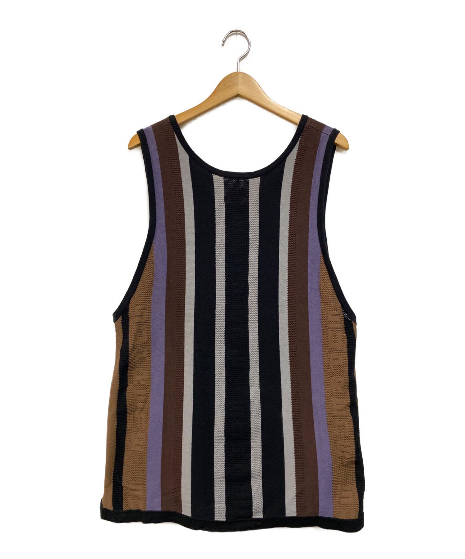 中古・古着通販】SUPREME (シュプリーム) Knit Stripe Tank Top マルチカラー サイズ:М｜ブランド・古着通販  トレファク公式【TREFAC FASHION】スマホサイト