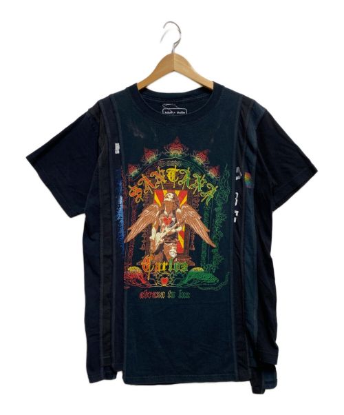 【中古・古着通販】Rebuild by Needles (リビルドバイニードルス) 再構築プリントTシャツ ブラック サイズ:S｜ブランド・古着通販  トレファク公式【TREFAC FASHION】スマホサイト