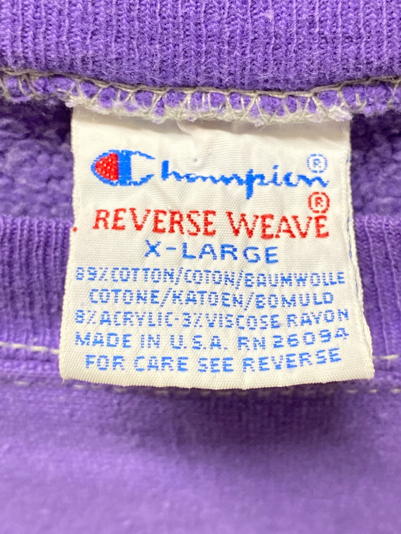 中古・古着通販】Champion REVERSE WEAVE (チャンピオンリバース