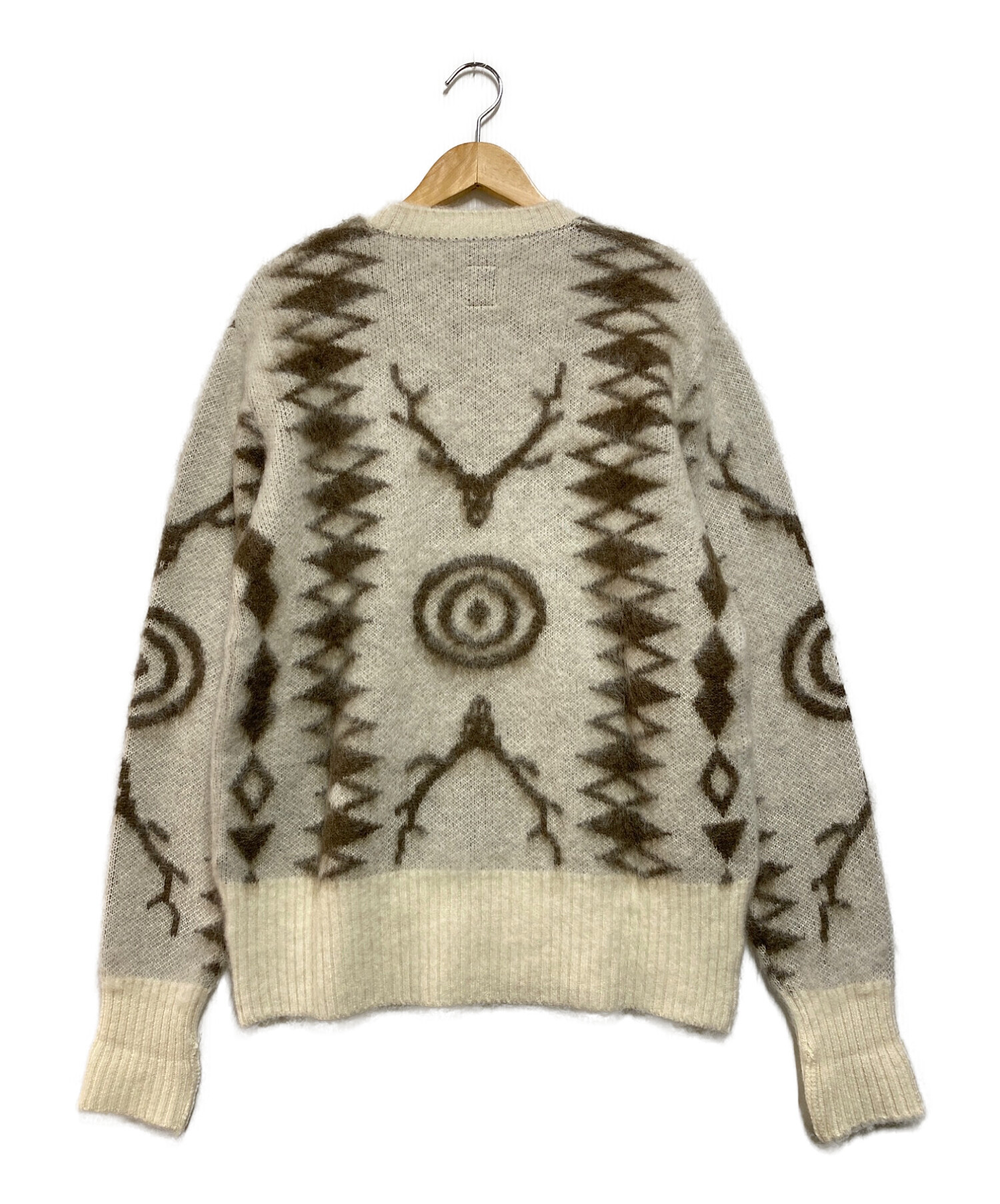 South2 West8 (サウスツー ウエストエイト) LOOSE FIT SWEATER ホワイト サイズ:S