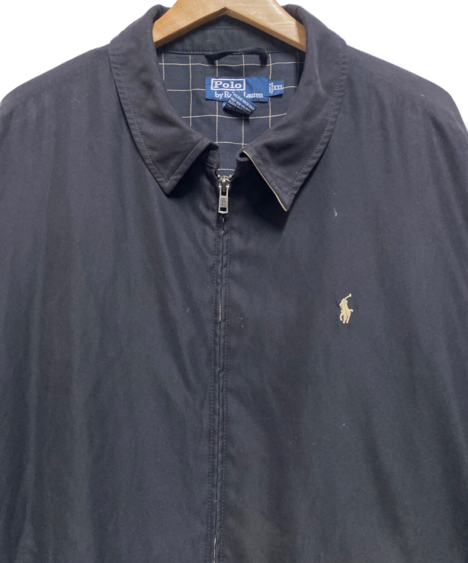 POLO RALPH LAUREN (ポロ・ラルフローレン) スイングトップジャケト ブラック サイズ:XXL