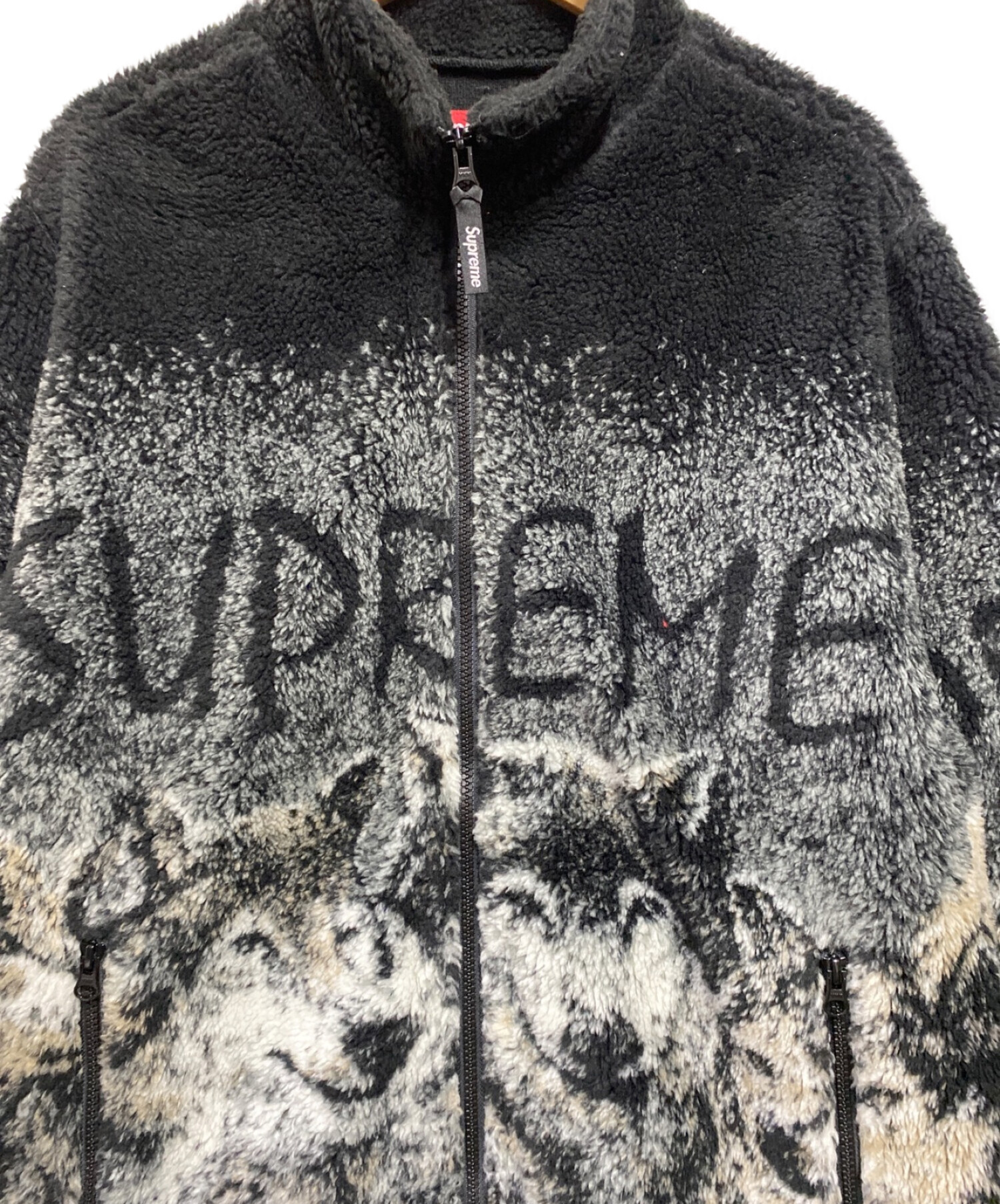 SUPREME (シュプリーム) Wolf Fleece Jacket ブラック サイズ:L