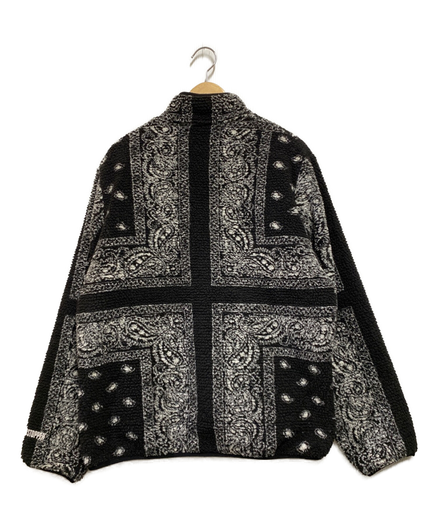 中古・古着通販】SUPREME (シュプリーム) Reversible Bandana Fleece Jacket ブラック サイズ:L｜ブランド・古着通販  トレファク公式【TREFAC FASHION】スマホサイト
