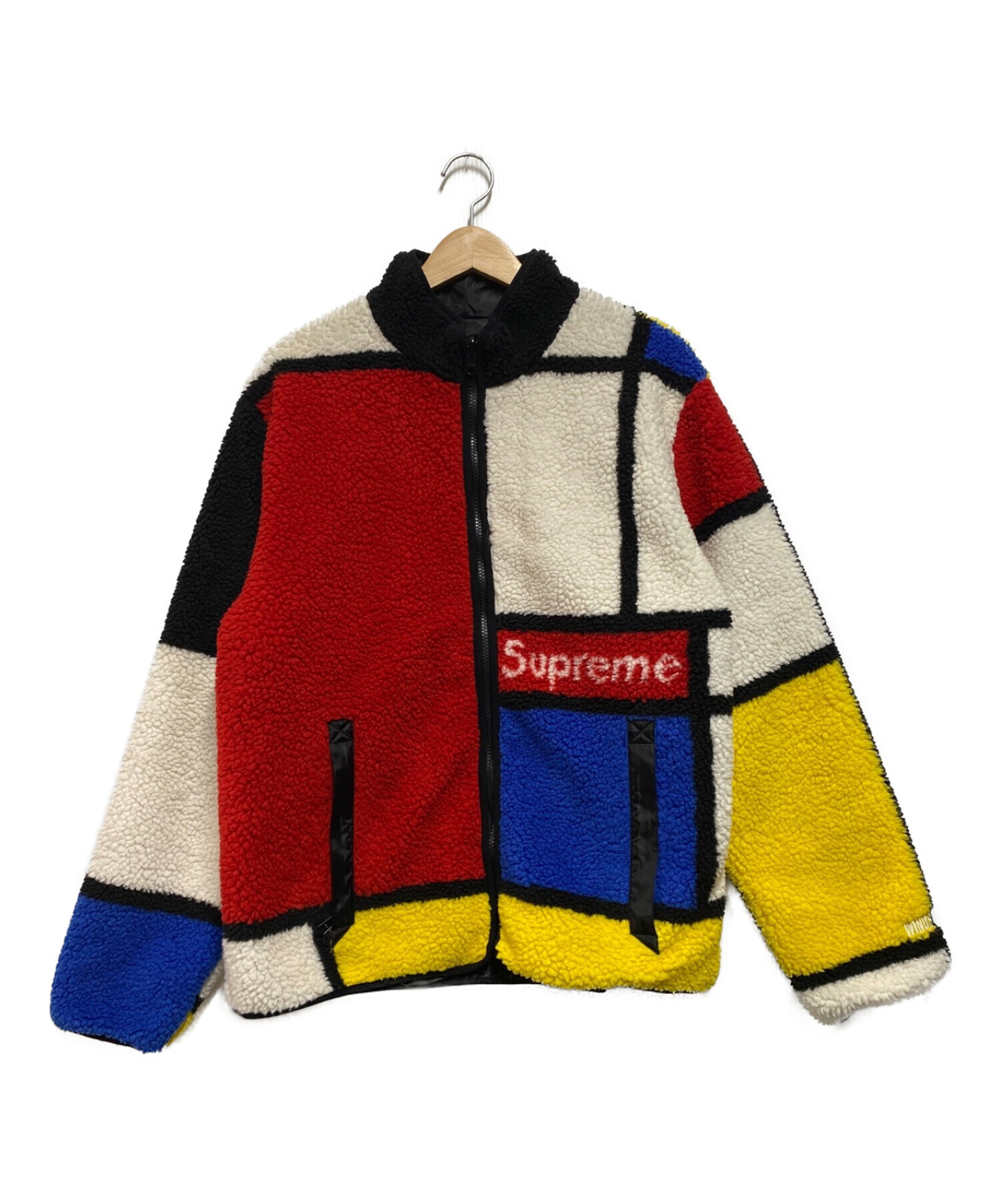 Supreme colorblocked fleece jacket