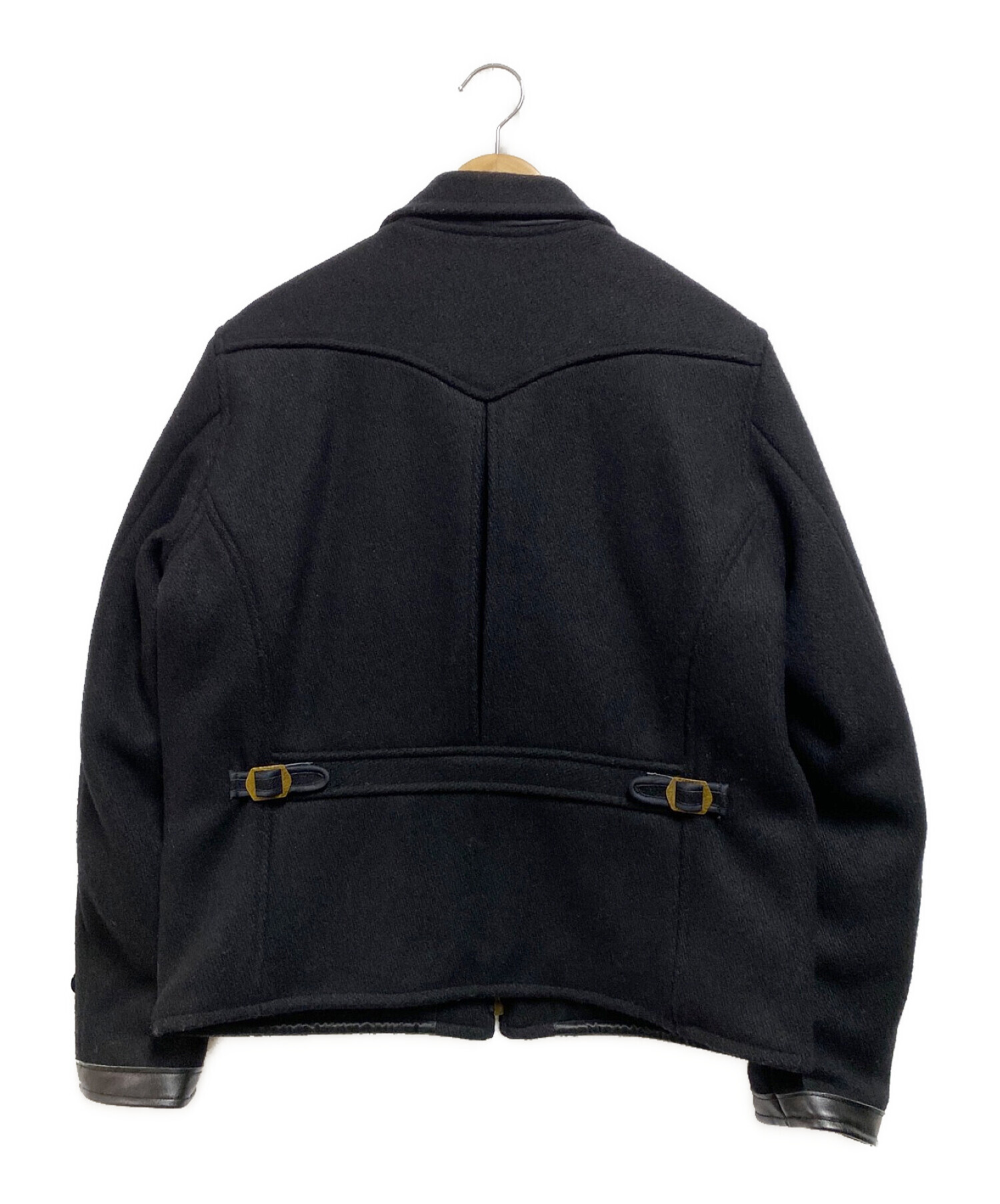 SUGAR CANE (シュガーケーン) 30oz WOOL MELTON SPORTS JACKET ブラック サイズ:38