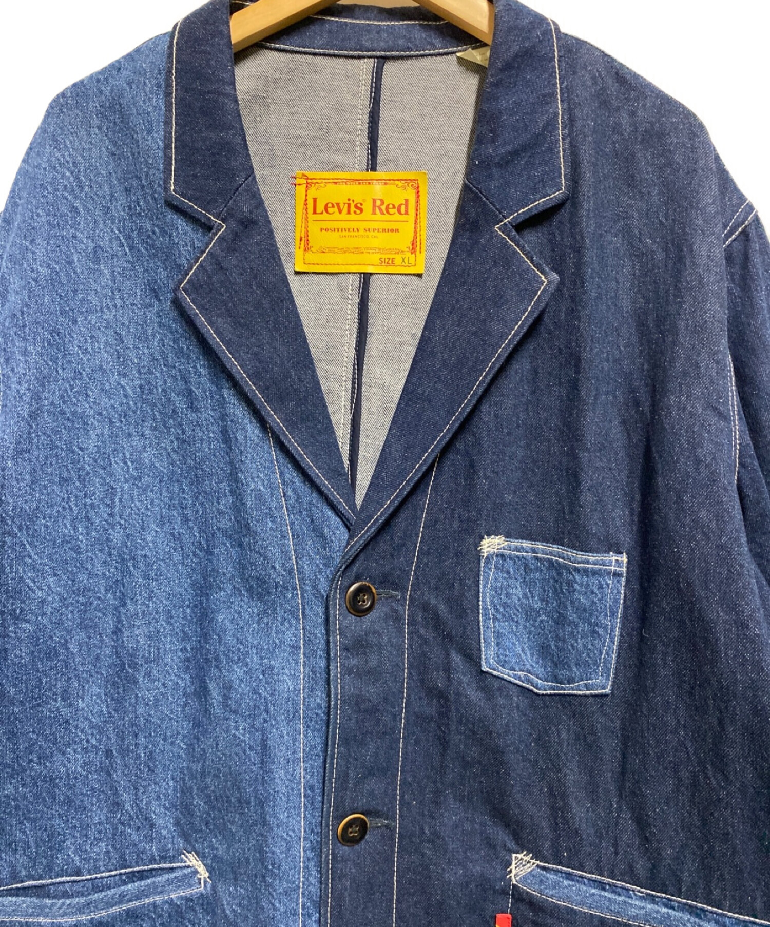 LEVI'S RED (リーバイス レッド) デニムカバーオール インディゴ サイズ:XL