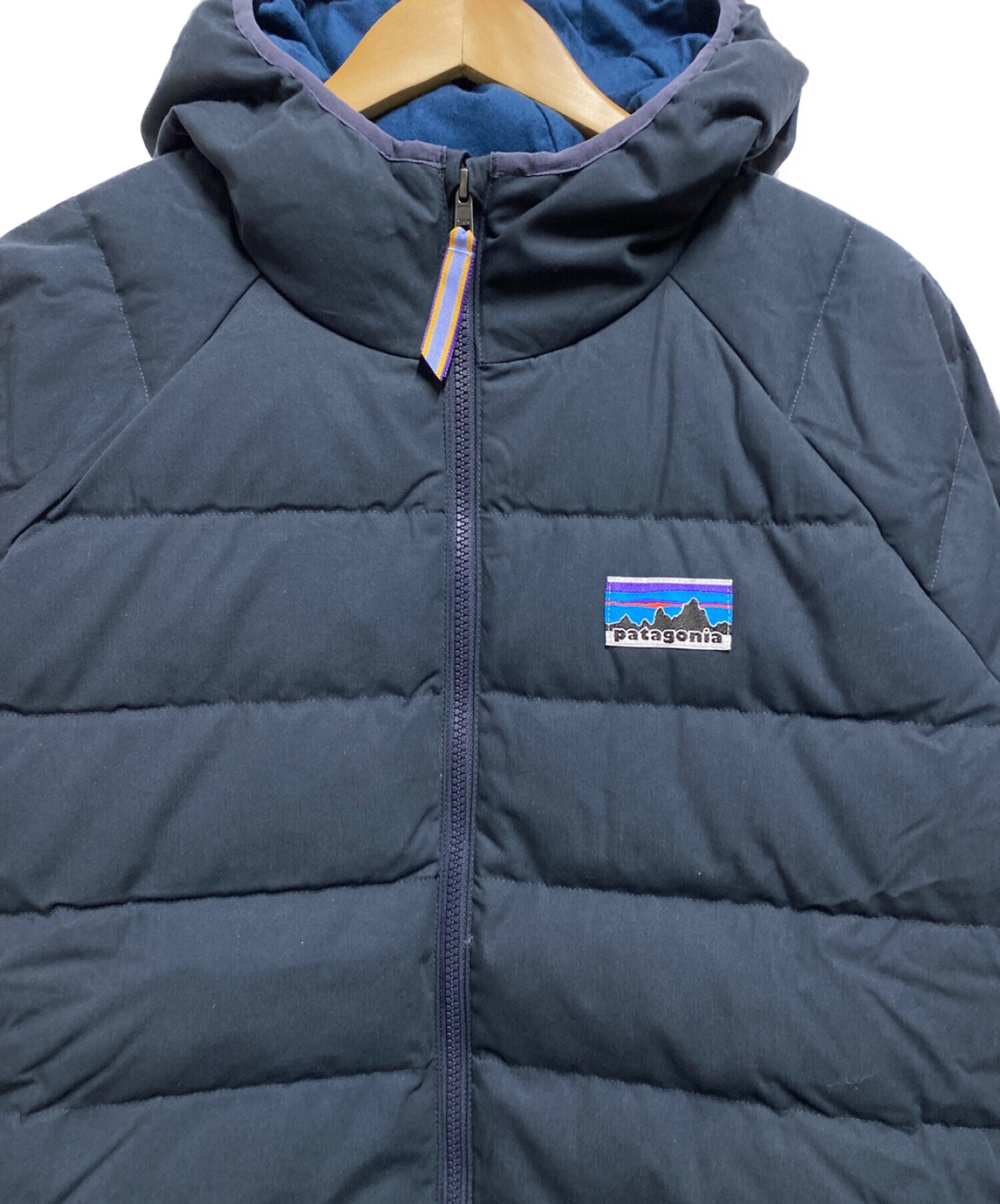 中古・古着通販】Patagonia (パタゴニア) Cotton Down Jacket ネイビー